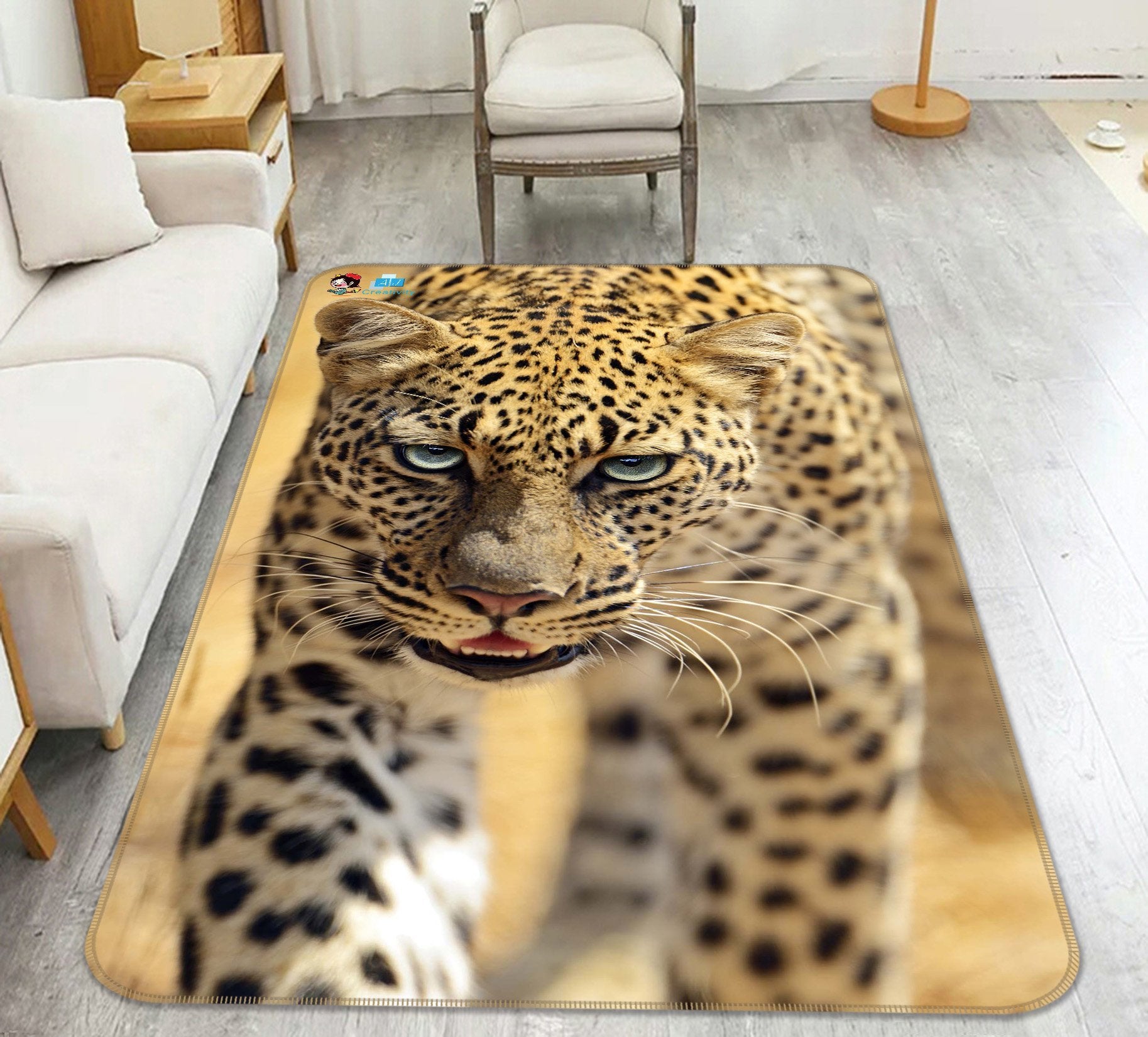 3D Handsome Leopard 229 Non Slip Rug Mat Mat AJ Creativity Home