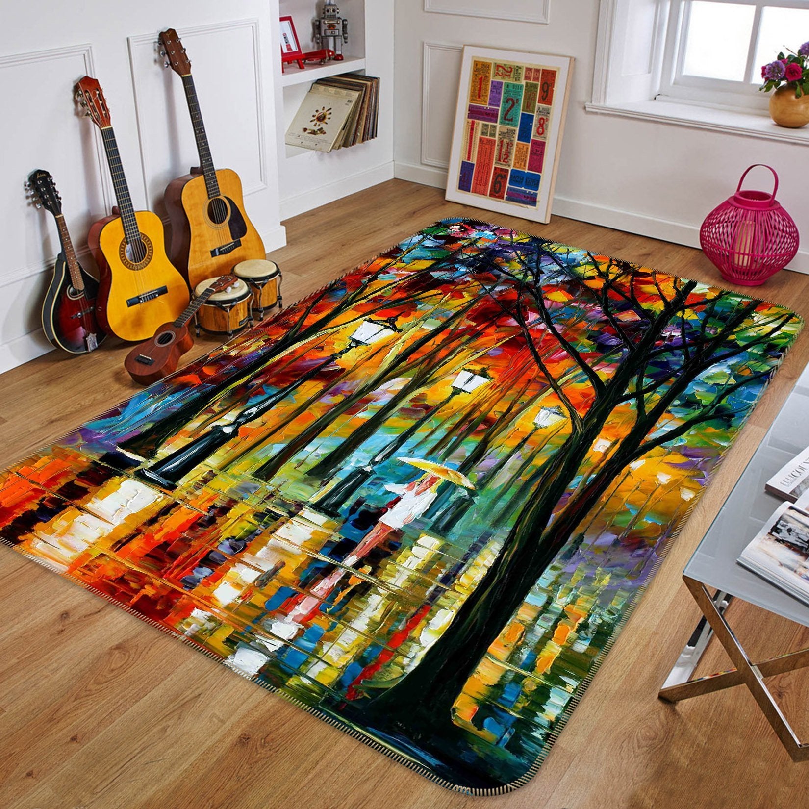 3D Street Oil Painting 184 Non Slip Rug Mat Mat AJ Creativity Home