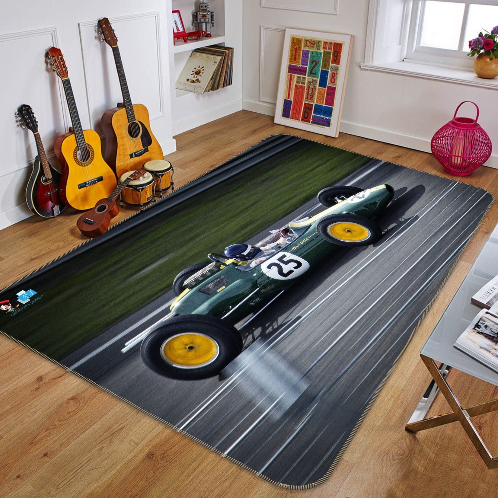 3D Racing Track 249 Non Slip Rug Mat Mat AJ Creativity Home