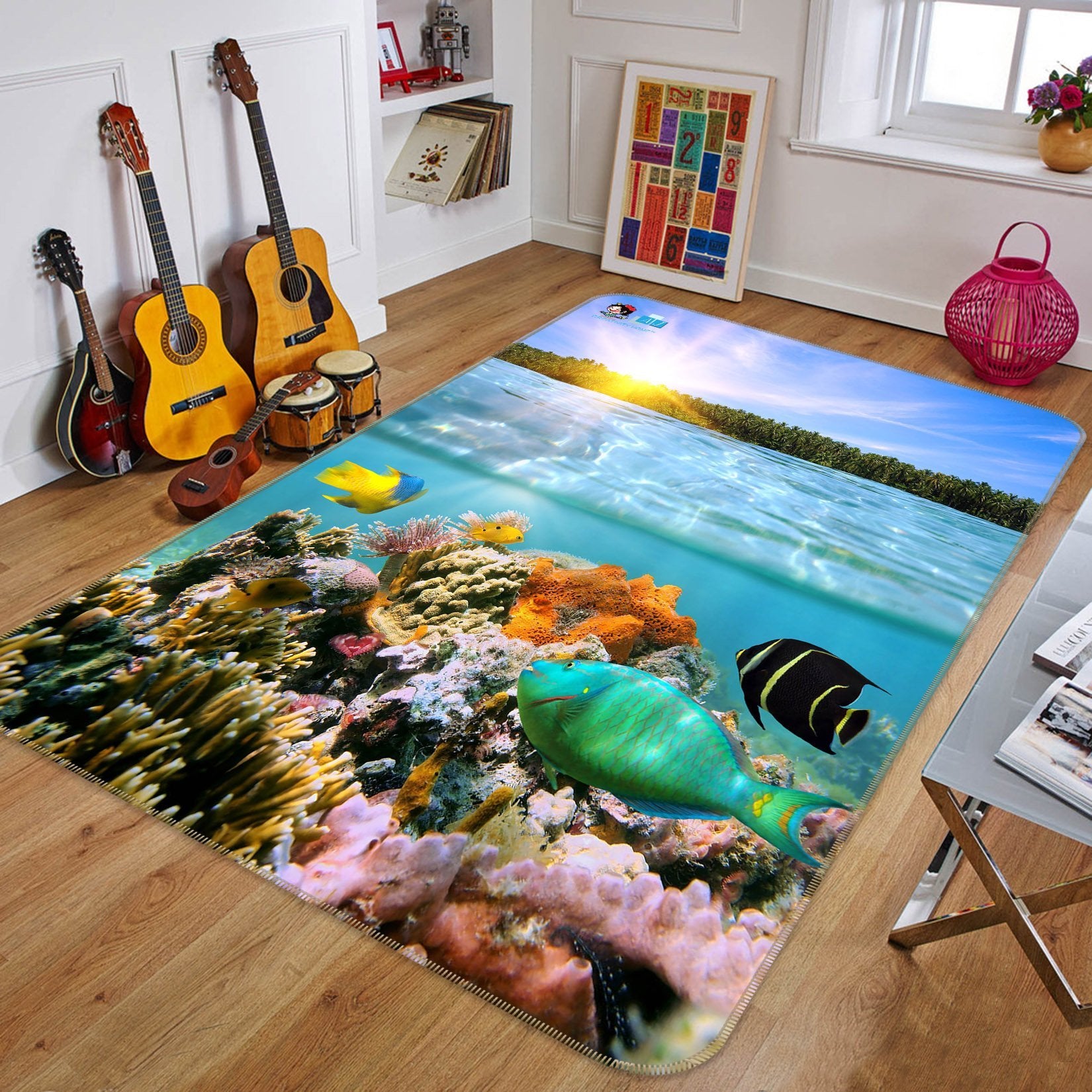 3D Colorful Ocean World 228 Non Slip Rug Mat Mat AJ Creativity Home