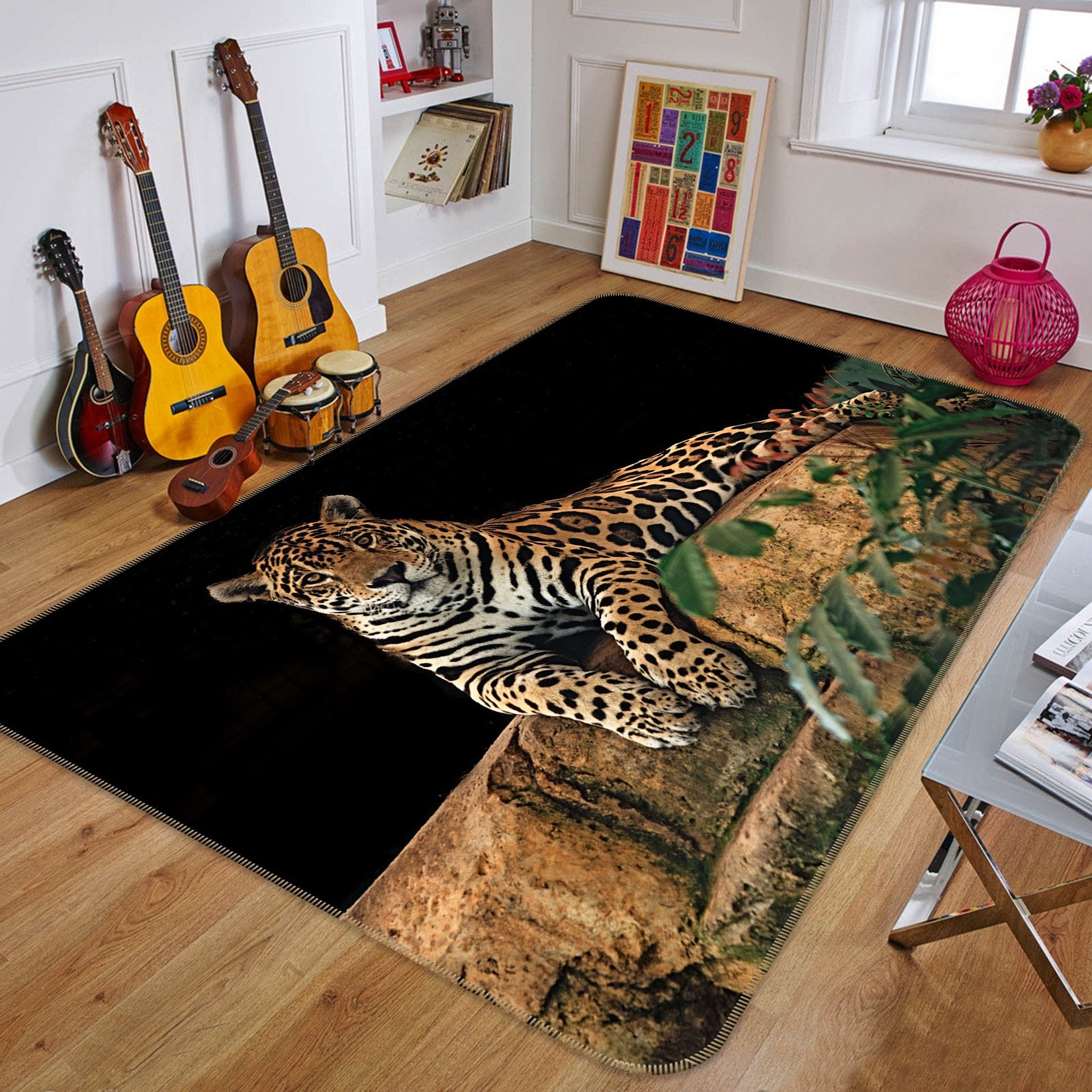 3D Tiger 602 Animal Non Slip Rug Mat Mat AJ Creativity Home