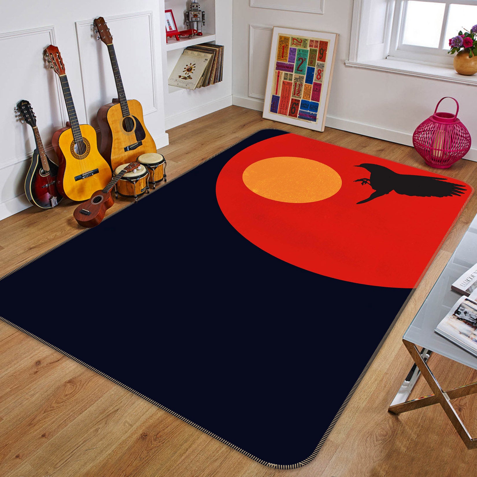 3D Tokyo Nights 1129 Boris Draschoff Rug Non Slip Rug Mat