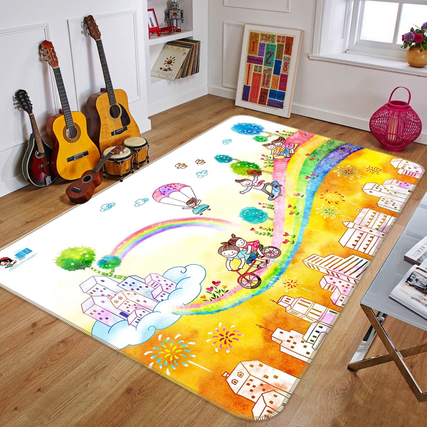 3D Painting Rainbow 622 Non Slip Rug Mat Mat AJ Creativity Home