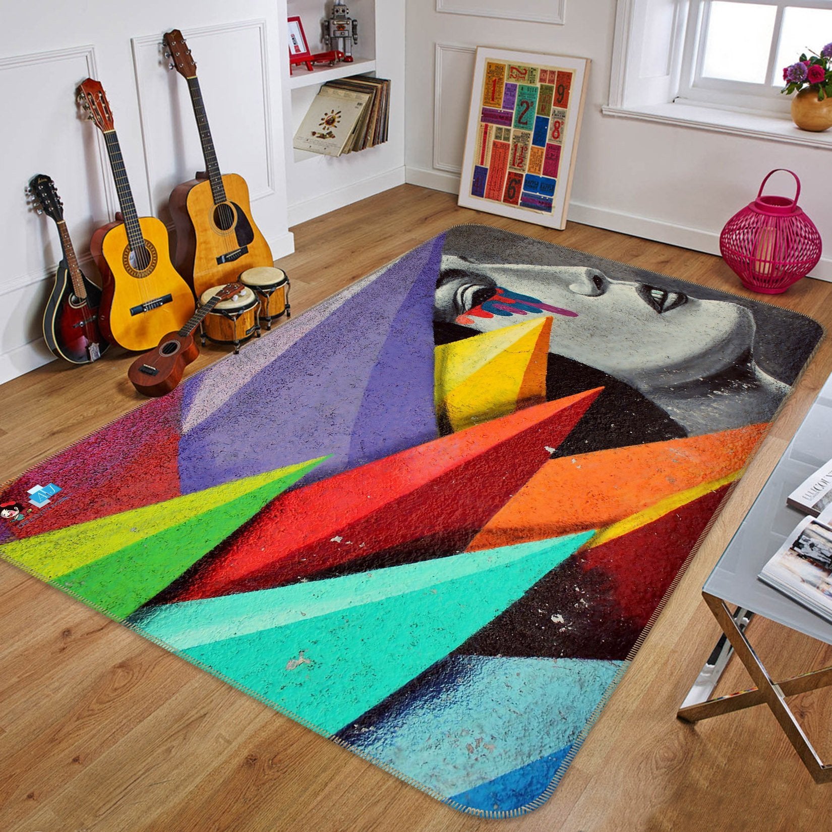 3D Woman Tears 307 Non Slip Rug Mat Mat AJ Creativity Home