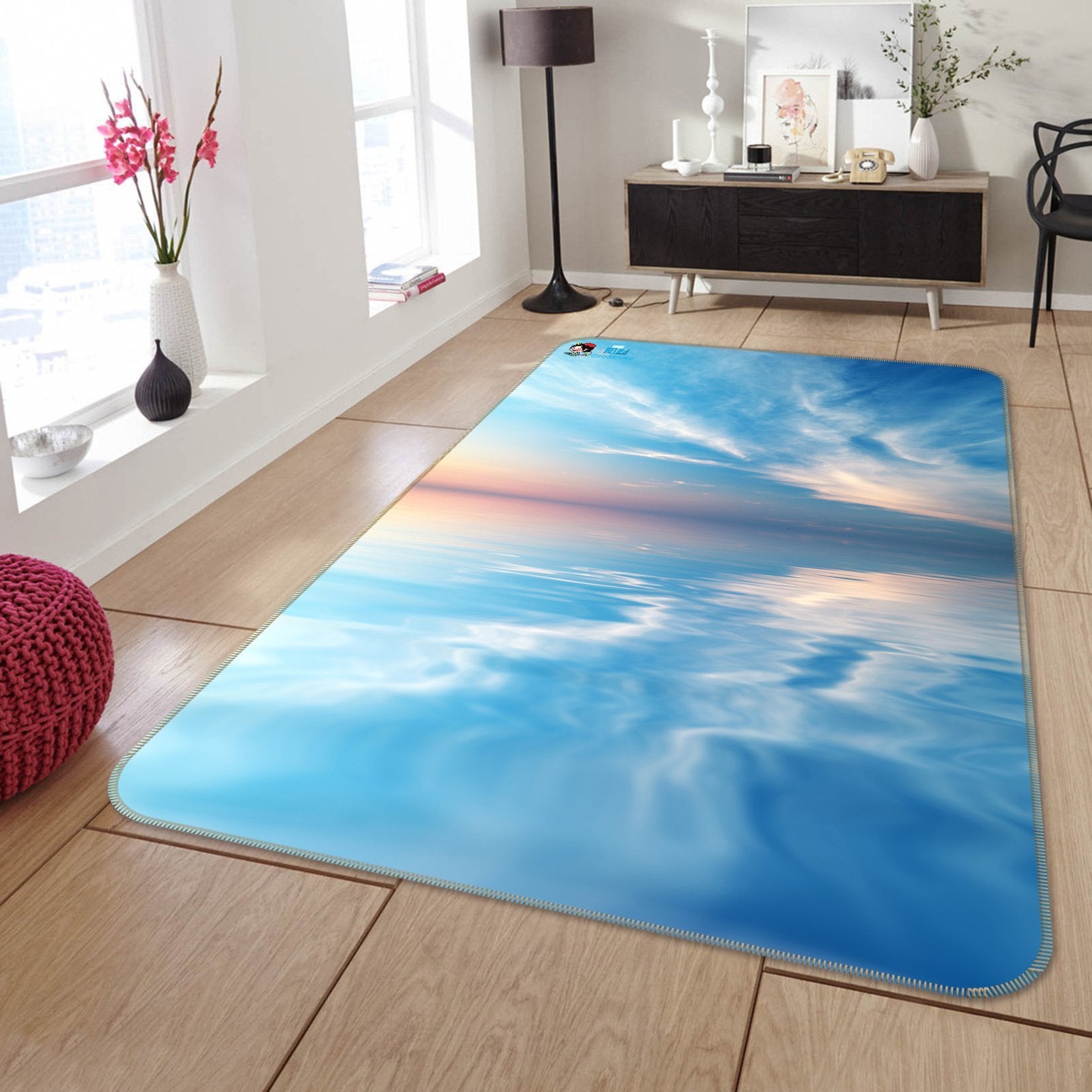 3D Calm Blue Sea 162 Non Slip Rug Mat Mat AJ Creativity Home