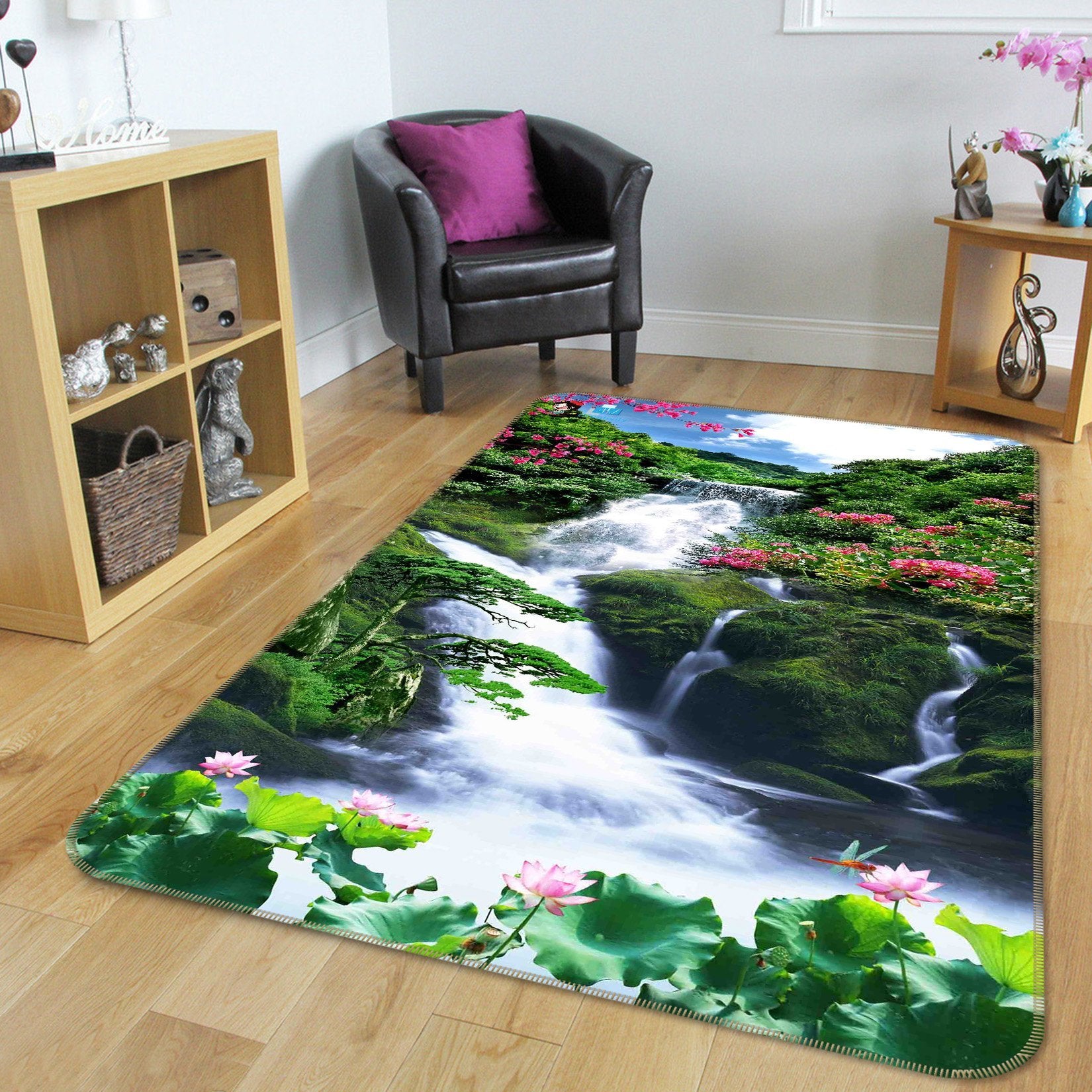 3D Pretty River 210 Non Slip Rug Mat Mat AJ Creativity Home