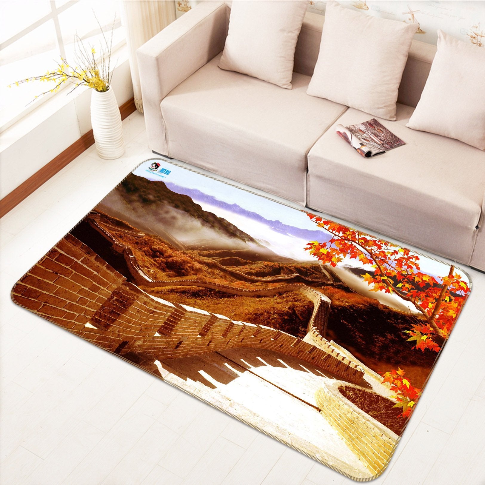 3D Great Wall 426 Non Slip Rug Mat Mat AJ Creativity Home