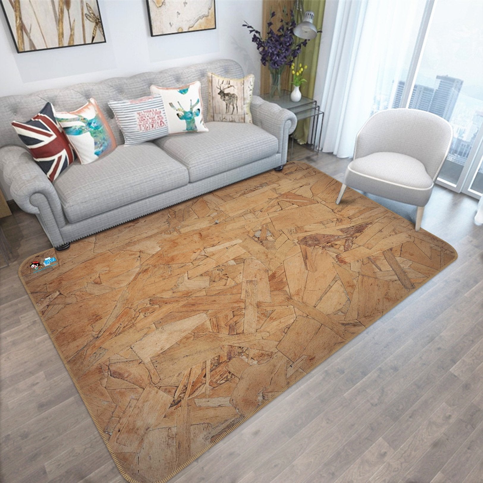 3D Broken Wood 021 Non Slip Rug Mat Mat AJ Creativity Home