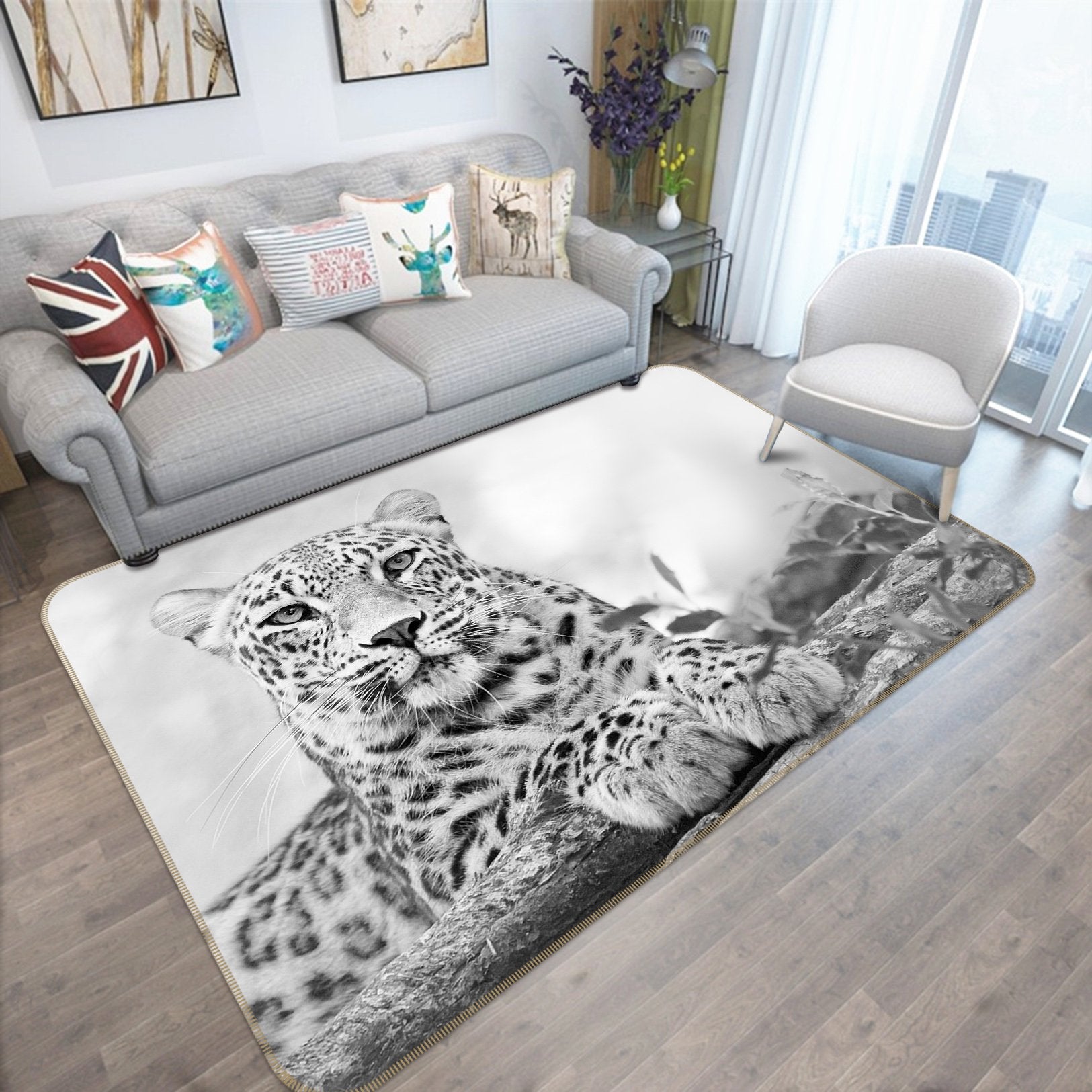 3D Tawny 640 Animal Non Slip Rug Mat Mat AJ Creativity Home
