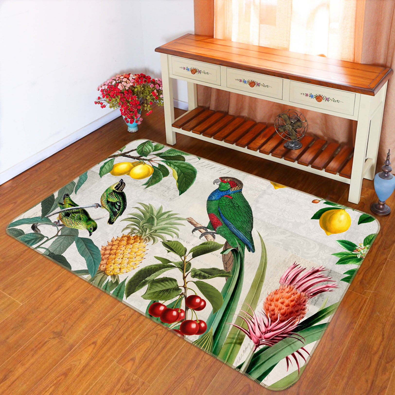 3D Fruit Paradise 1018 Andrea haase Rug Non Slip Rug Mat