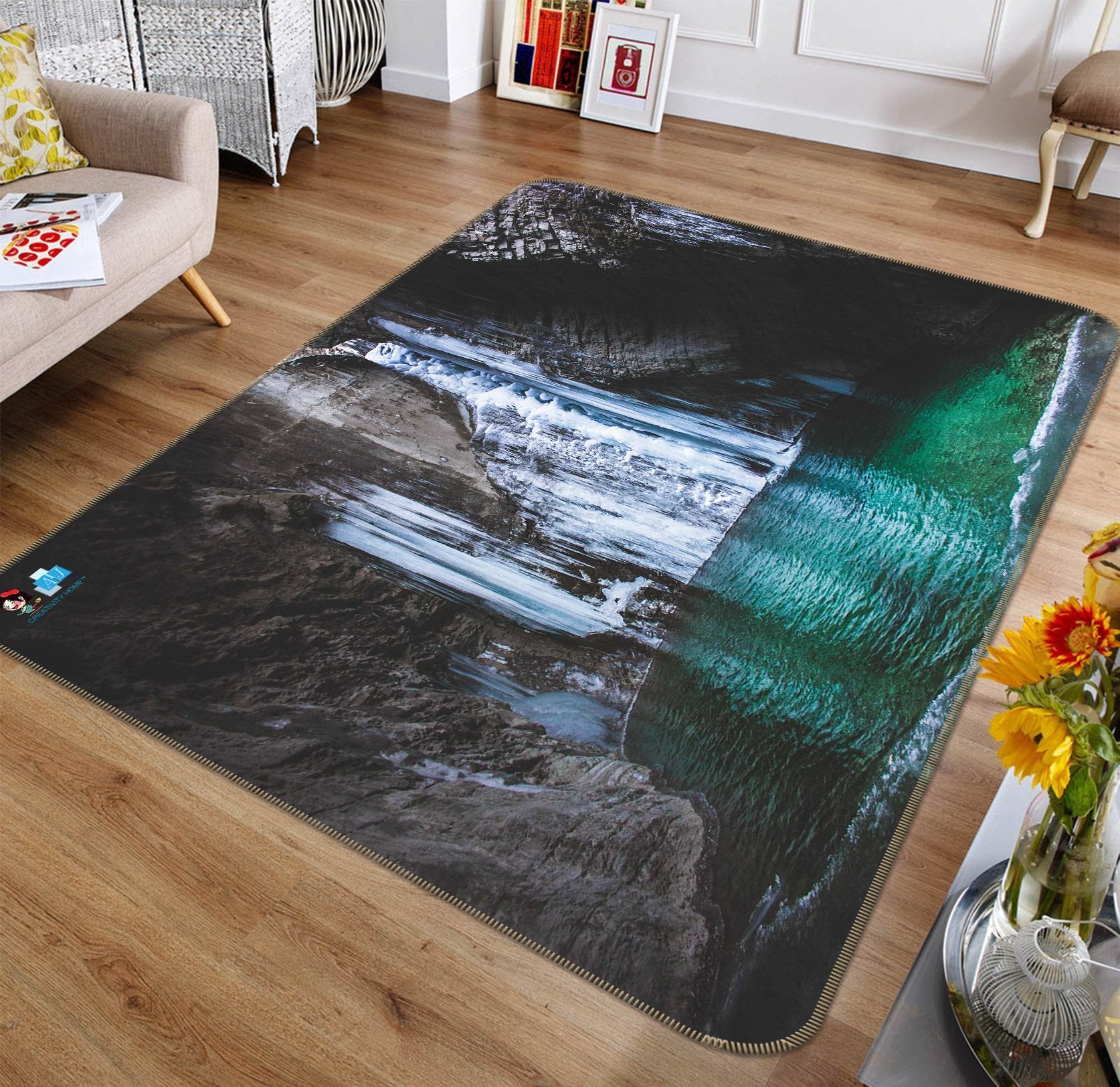 3D Small Lake 697 Non Slip Rug Mat Mat AJ Creativity Home