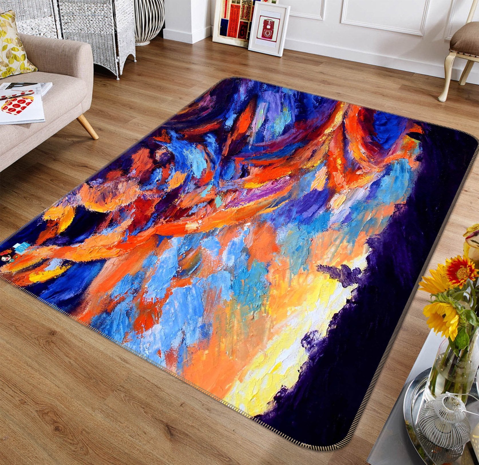 3D Oil Painting Sky 421 Non Slip Rug Mat Mat AJ Creativity Home