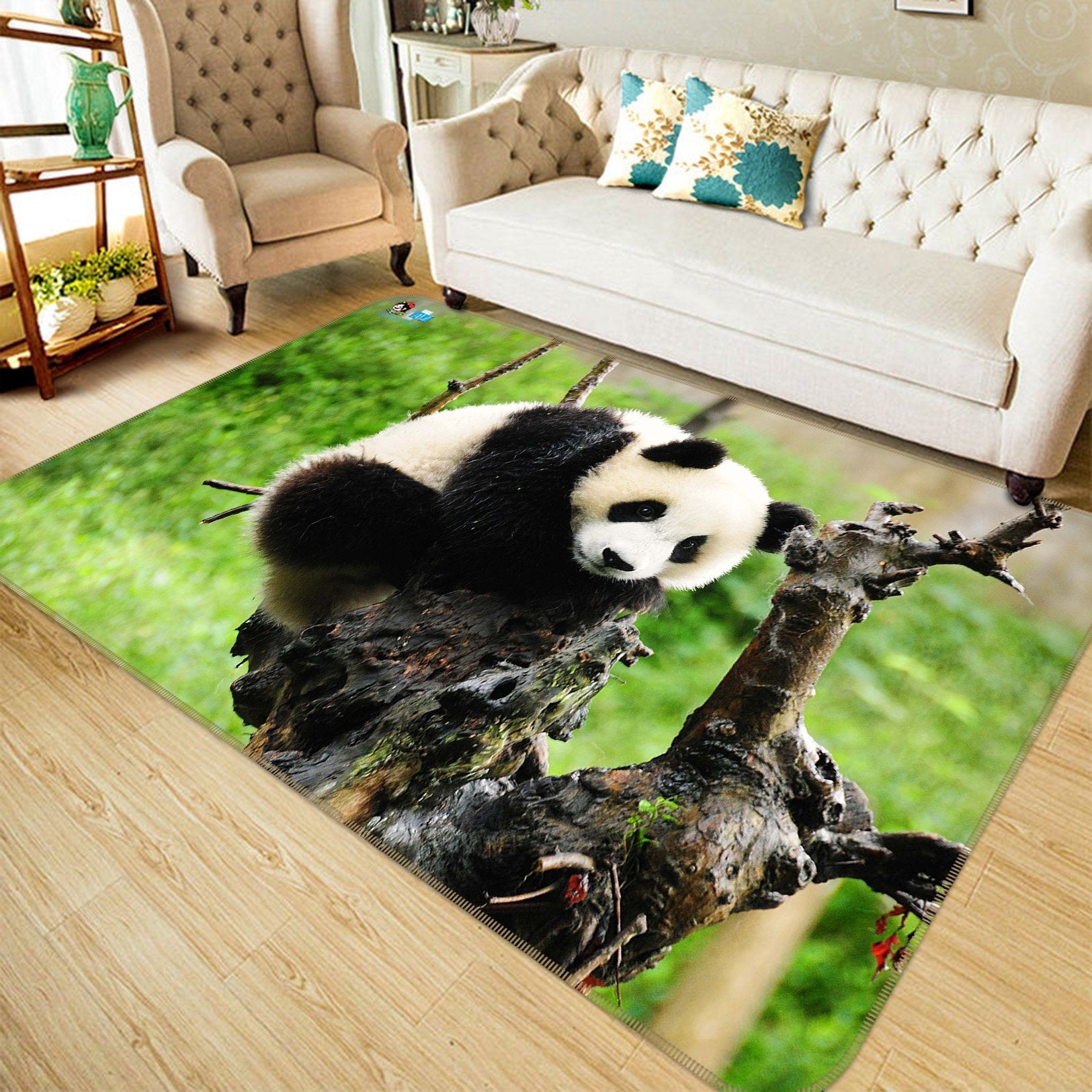 3D Funny Panda 259 Non Slip Rug Mat Mat AJ Creativity Home