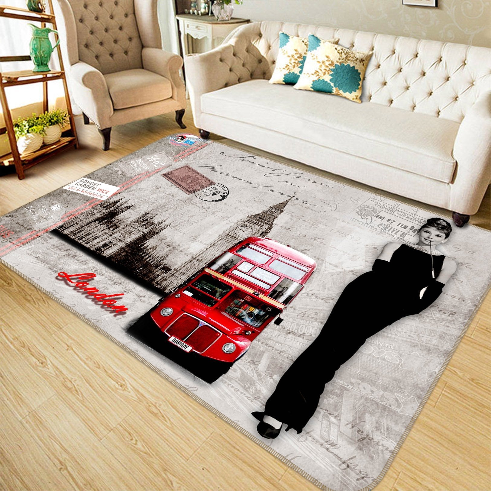 3D Red Tram 759 Non Slip Rug Mat Mat AJ Creativity Home