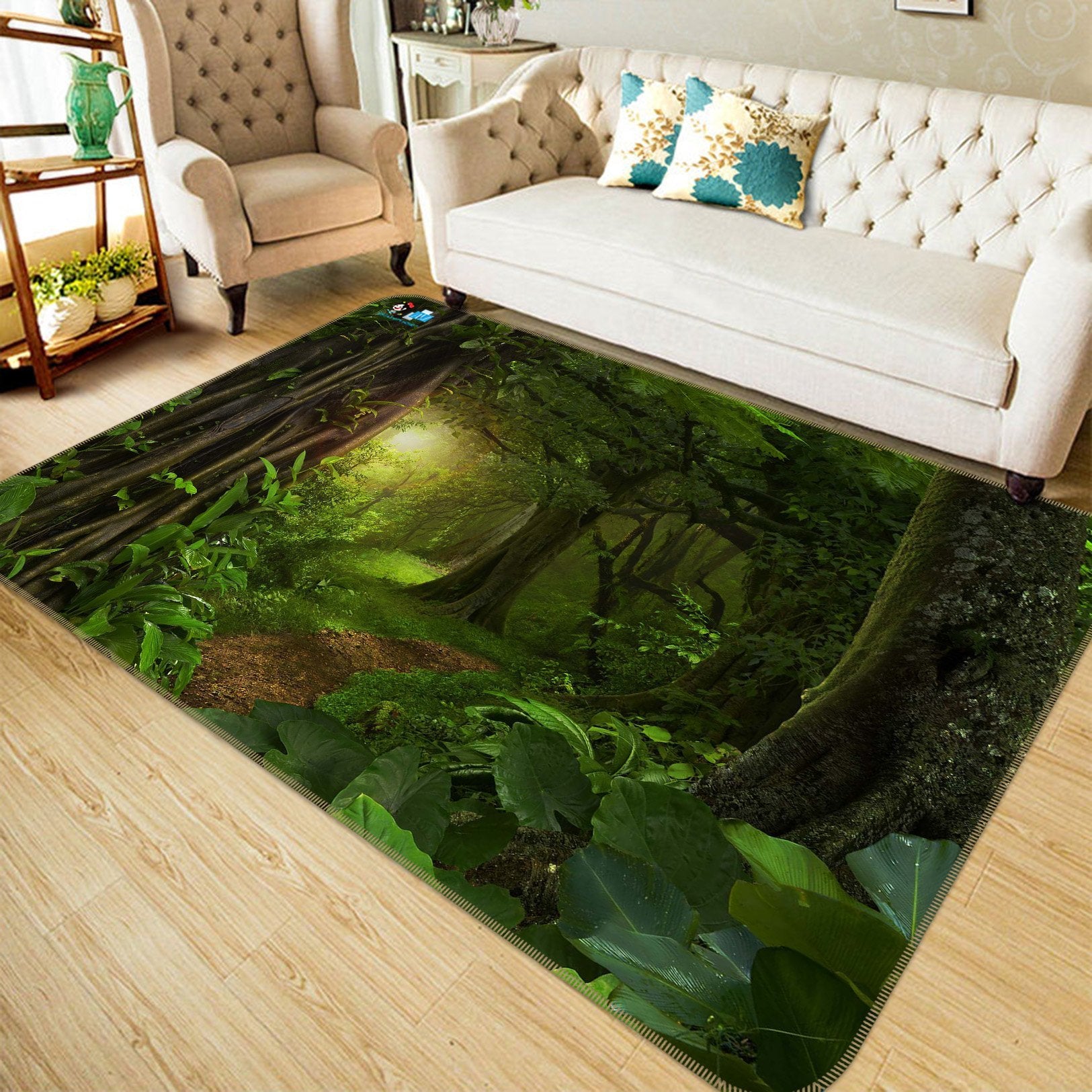 3D Deep Forest 675 Non Slip Rug Mat Mat AJ Creativity Home