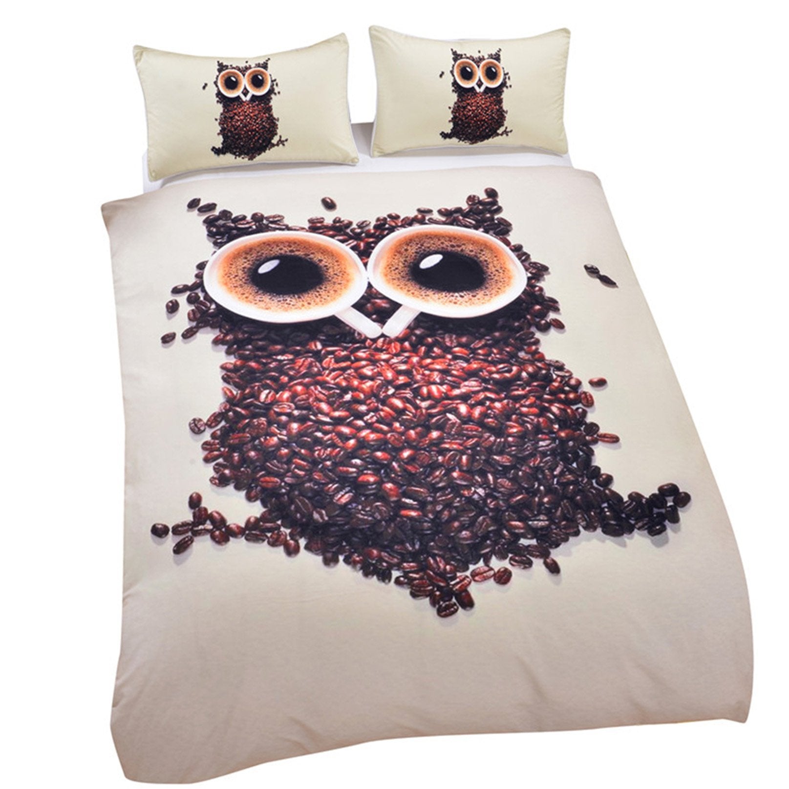 3D Seeds Owl 112 Bed Pillowcases Quilt Wallpaper AJ Wallpaper