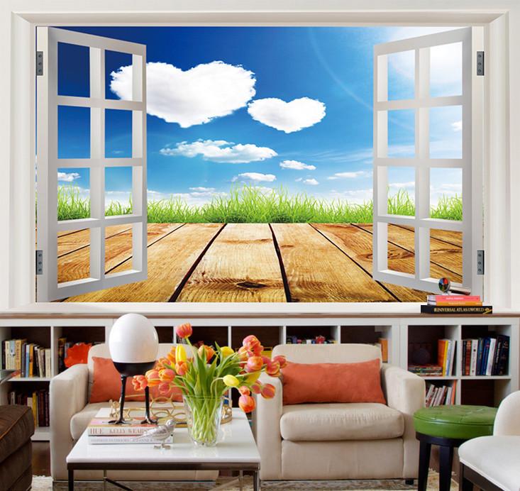 3D Beauty Hearted Clouds 65 Wallpaper AJ Wallpaper 2