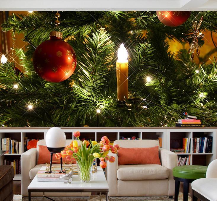 3D Decorative Candles 058 Wallpaper AJ Wallpaper