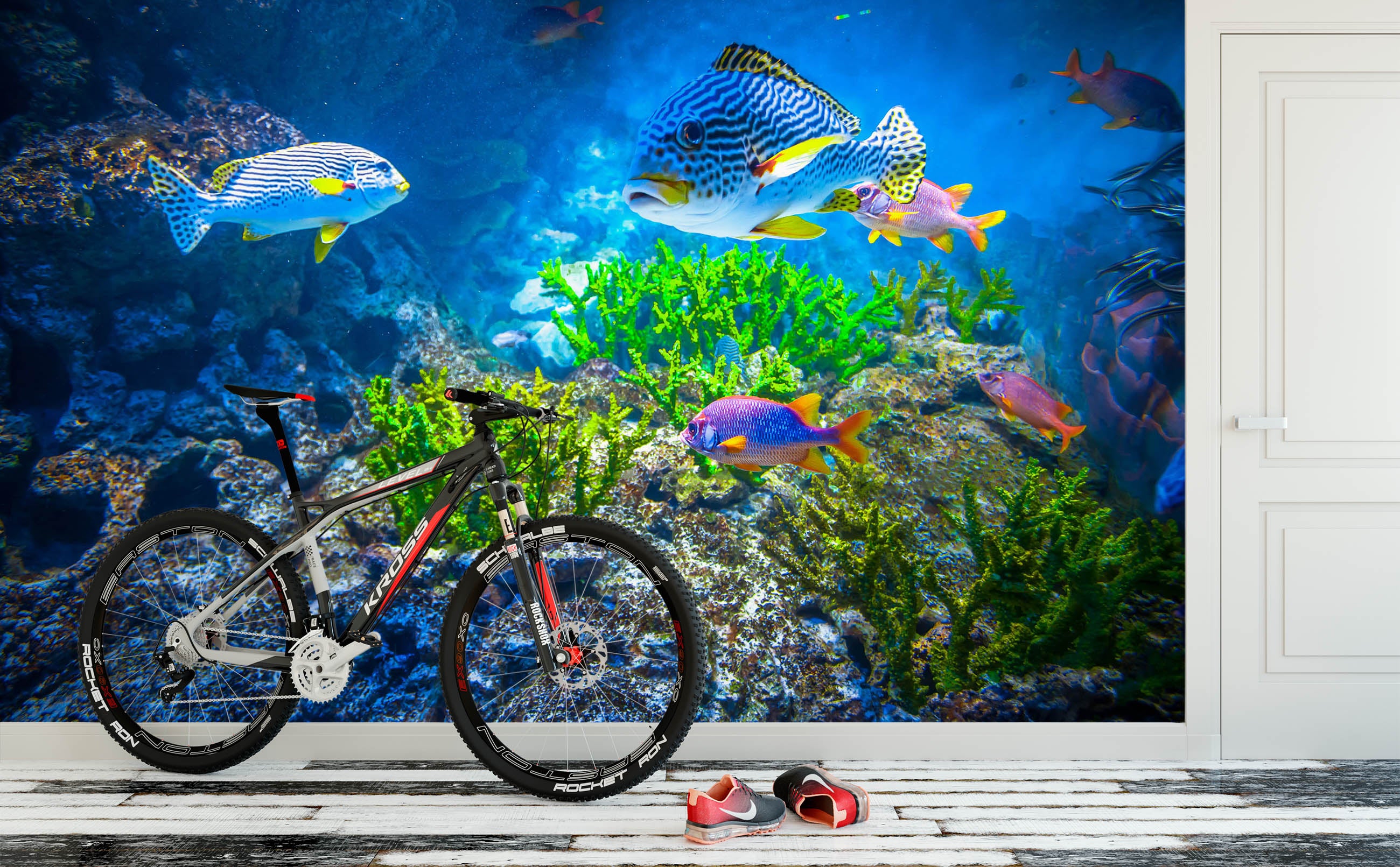 3D Sea Bottom Fish 57096 Wall Murals