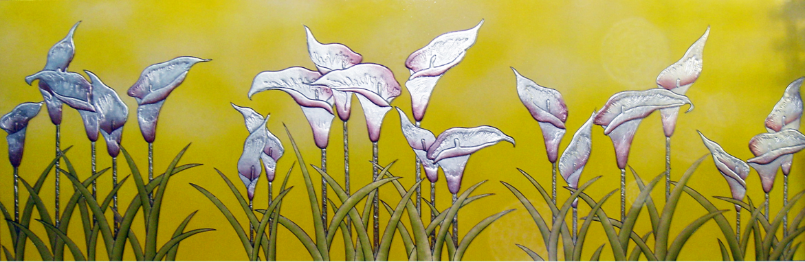 Elegant Purple Flowers Wallpaper AJ Wallpaper