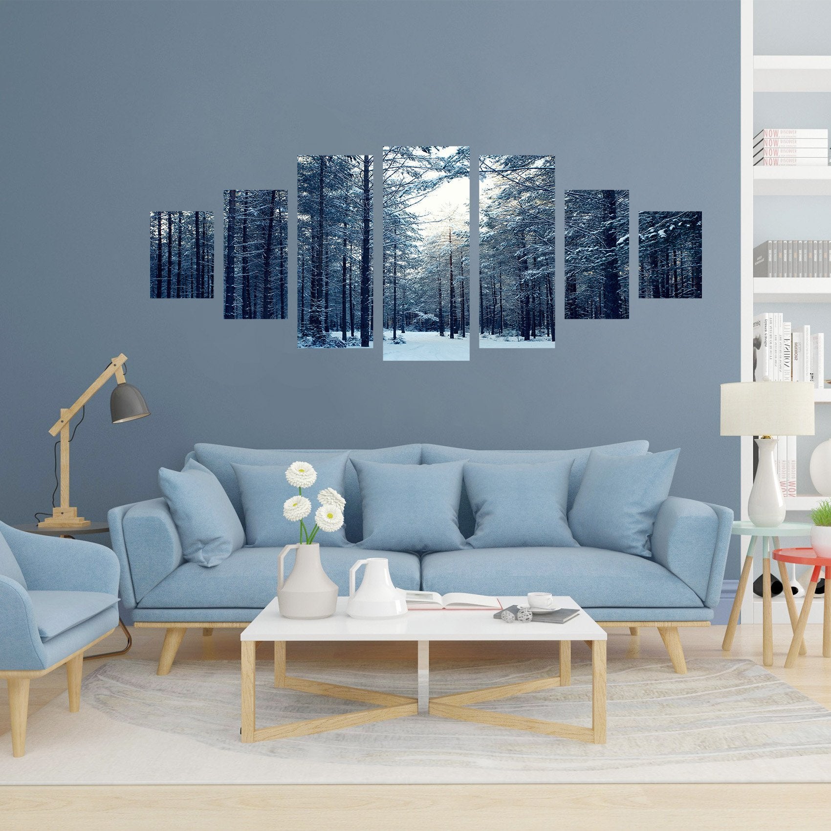 3D Snow Cold 140 Unframed Print Wallpaper Wallpaper AJ Wallpaper