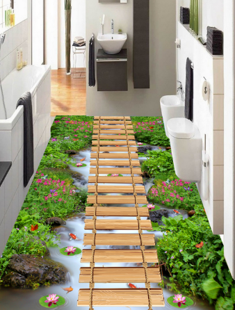 3D Wideg 030 Floor Mural Wallpaper AJ Wallpaper 2