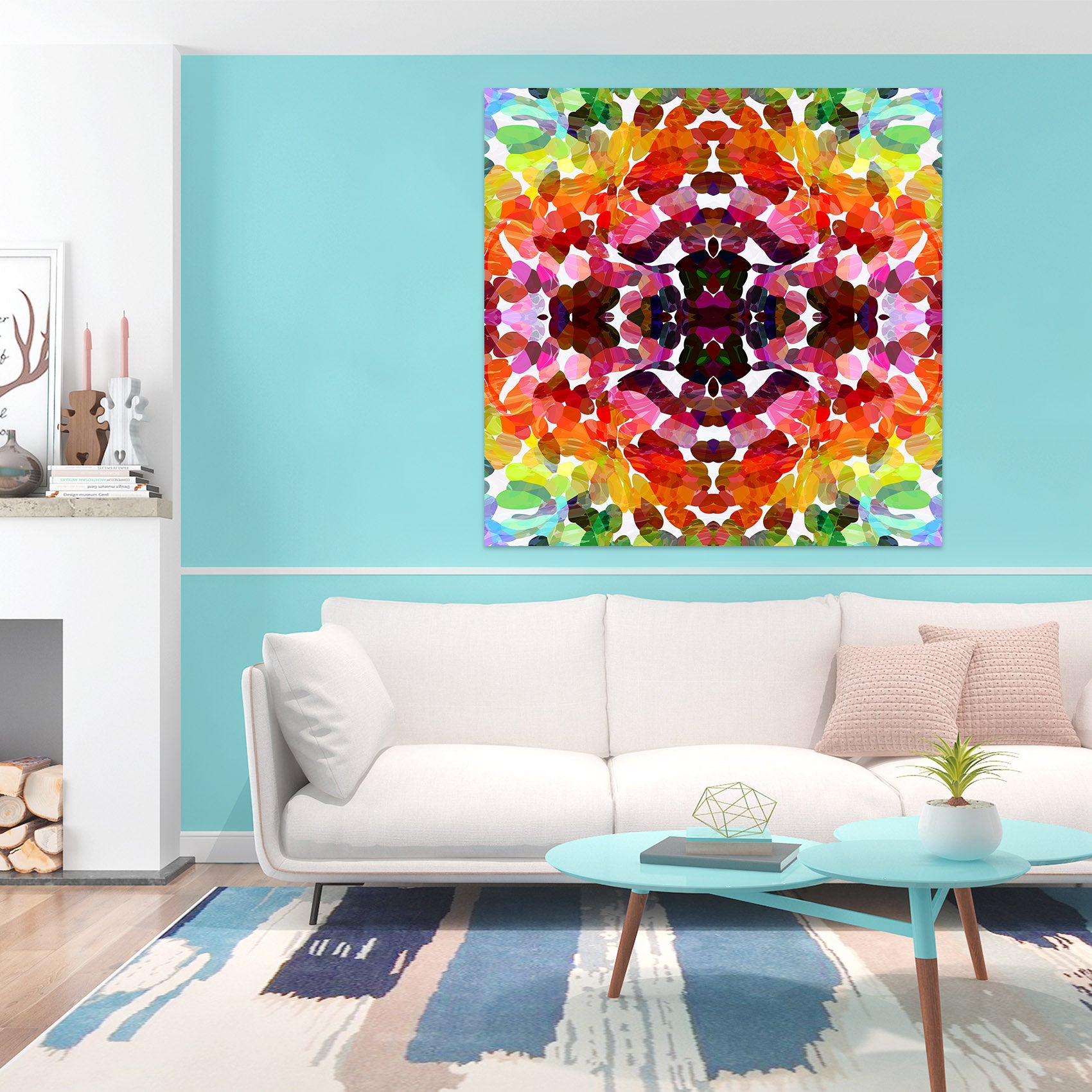 3D Color Pattern 012 Shandra Smith Wall Sticker