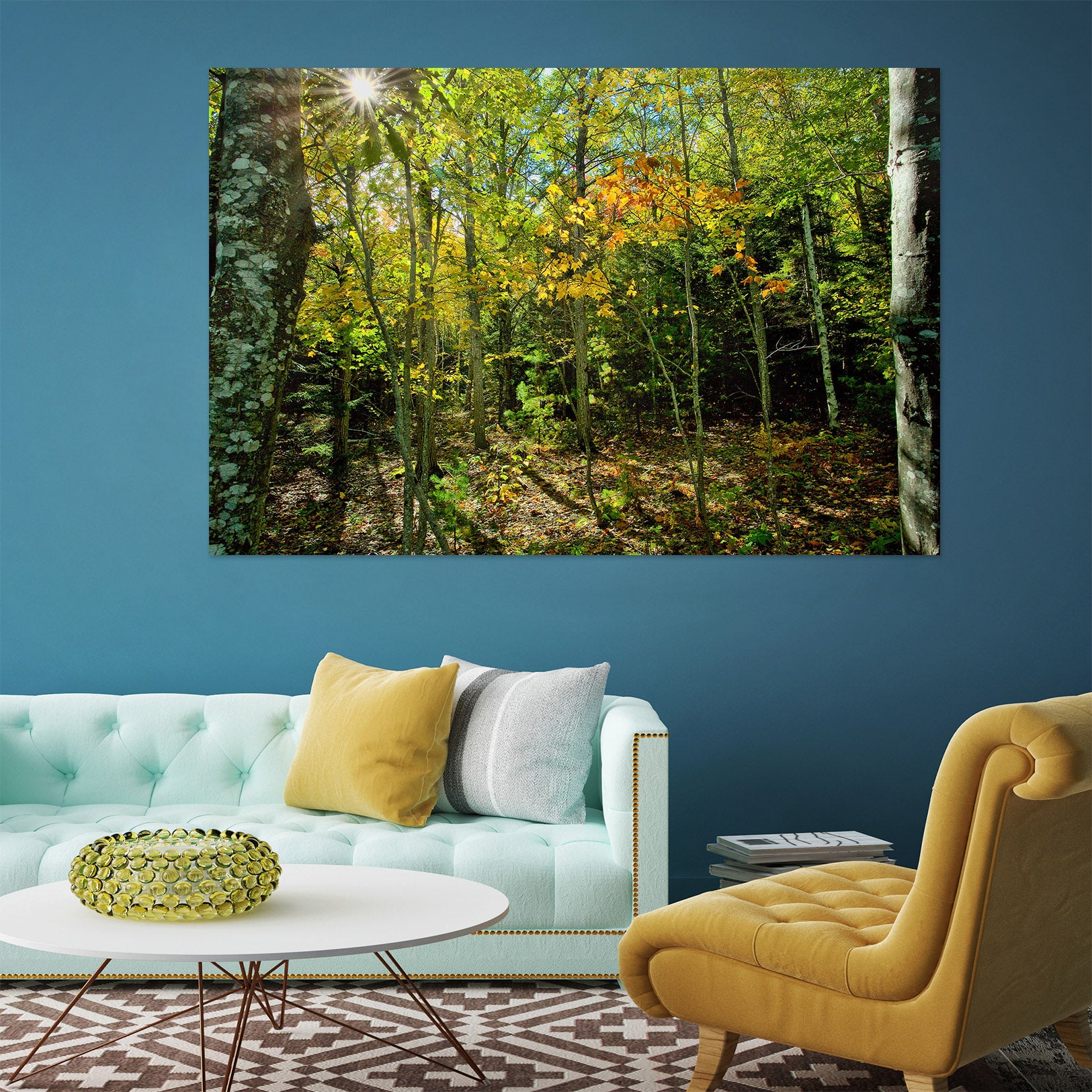 3D Fall In The Forest 62107 Kathy Barefield Wall Sticker