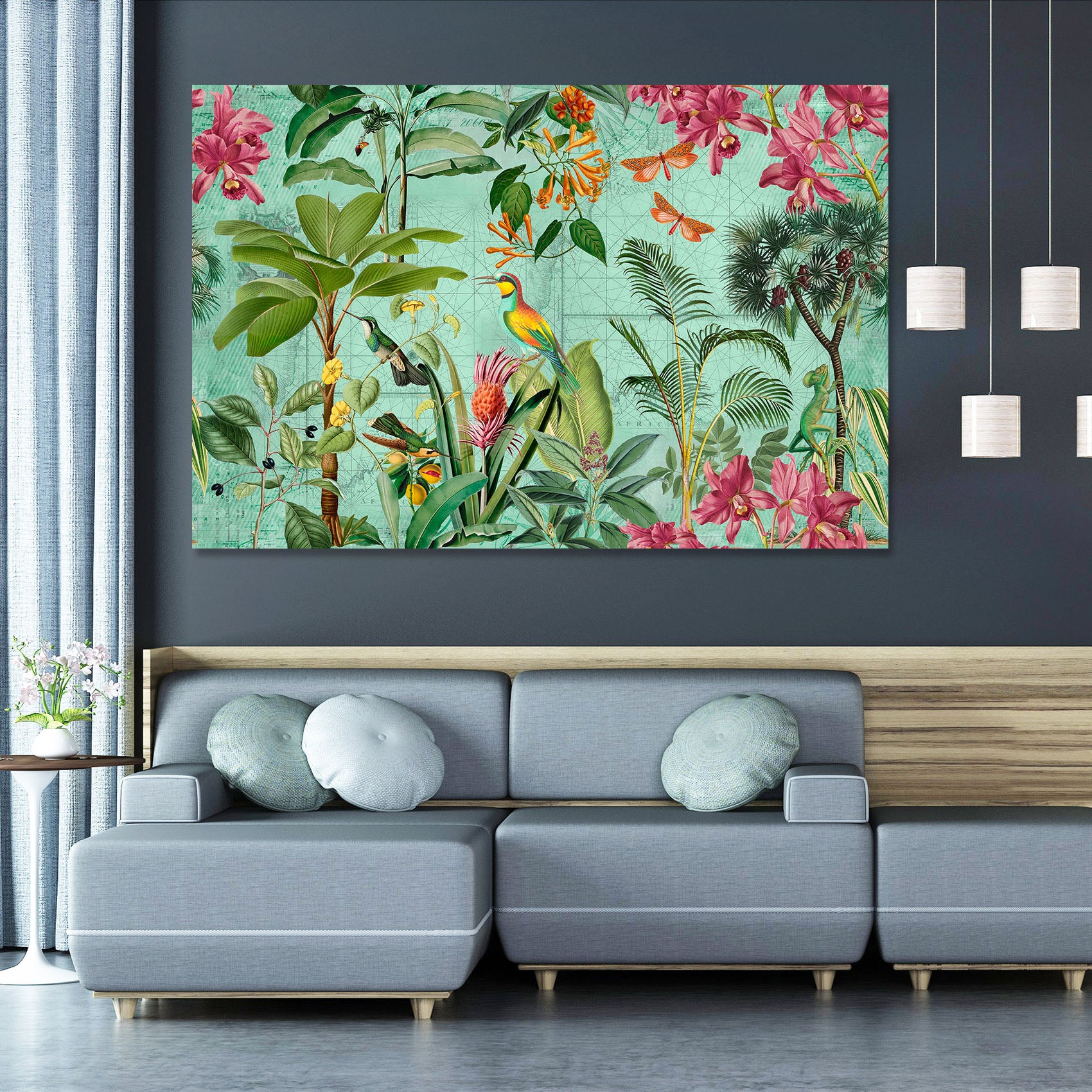 3D Bird Paradise 123 Andrea haase Wall Sticker