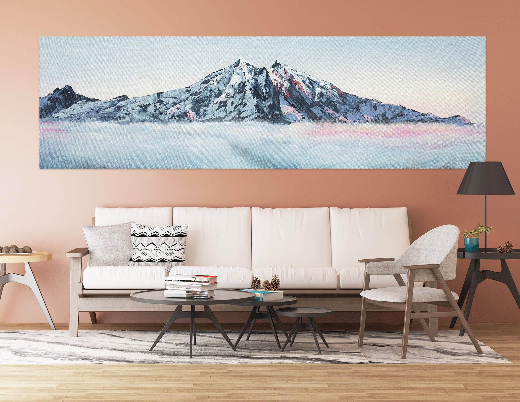 3D Mountain Fog 4561 Marina Zotova Wall Sticker