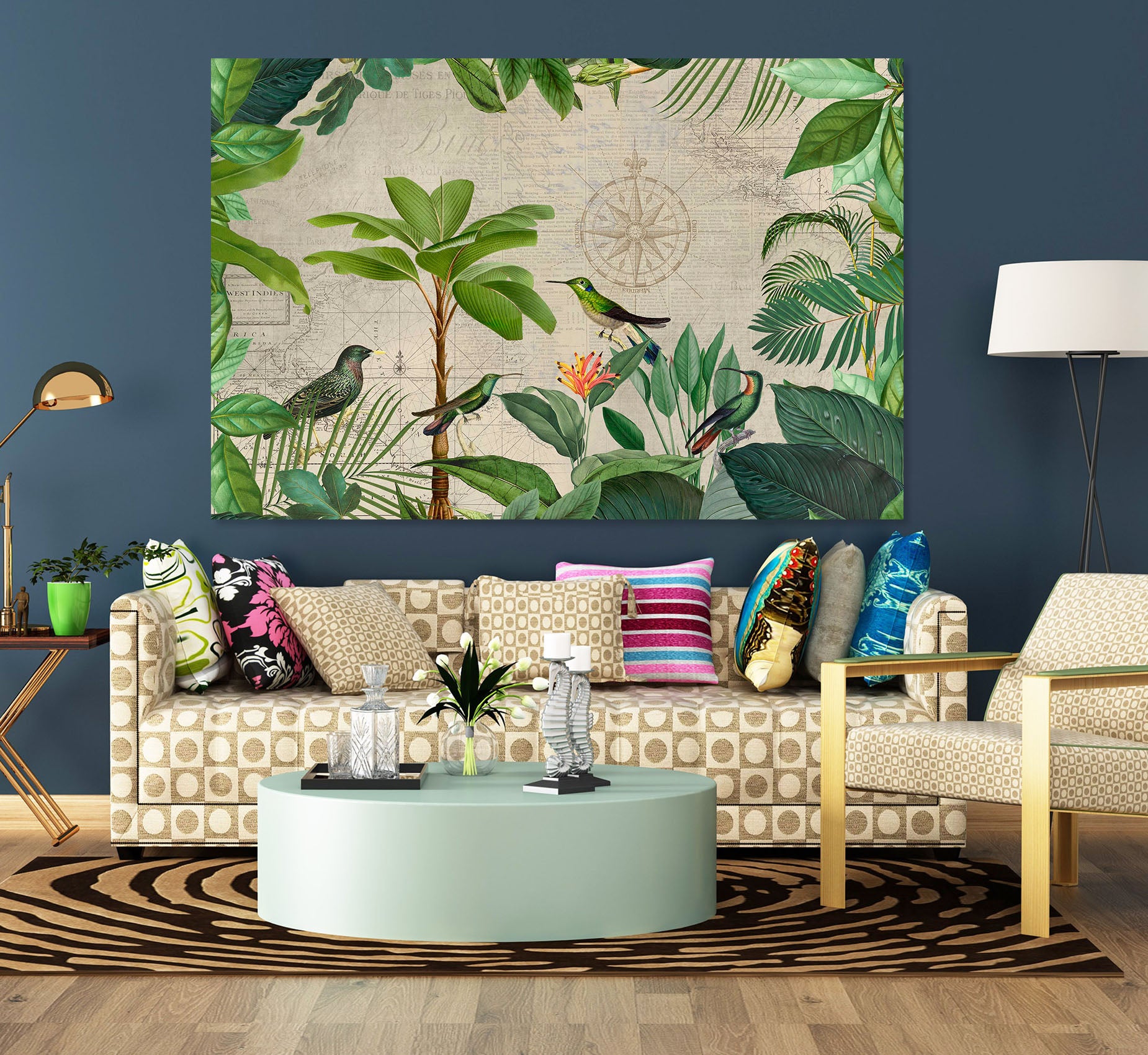 3D Bird Singing 117 Andrea haase Wall Sticker