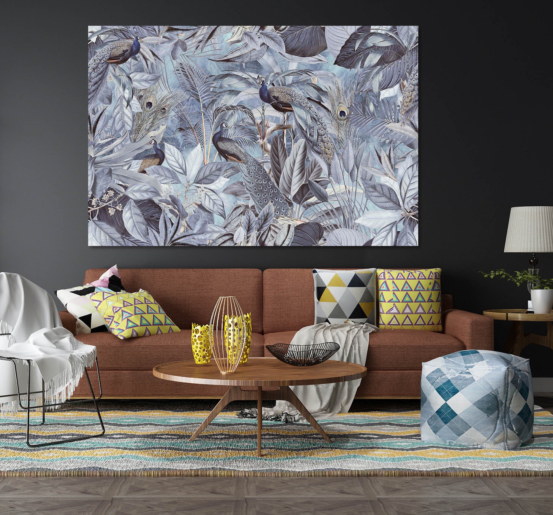 3D Green Leaves 107 Andrea haase Wall Sticker