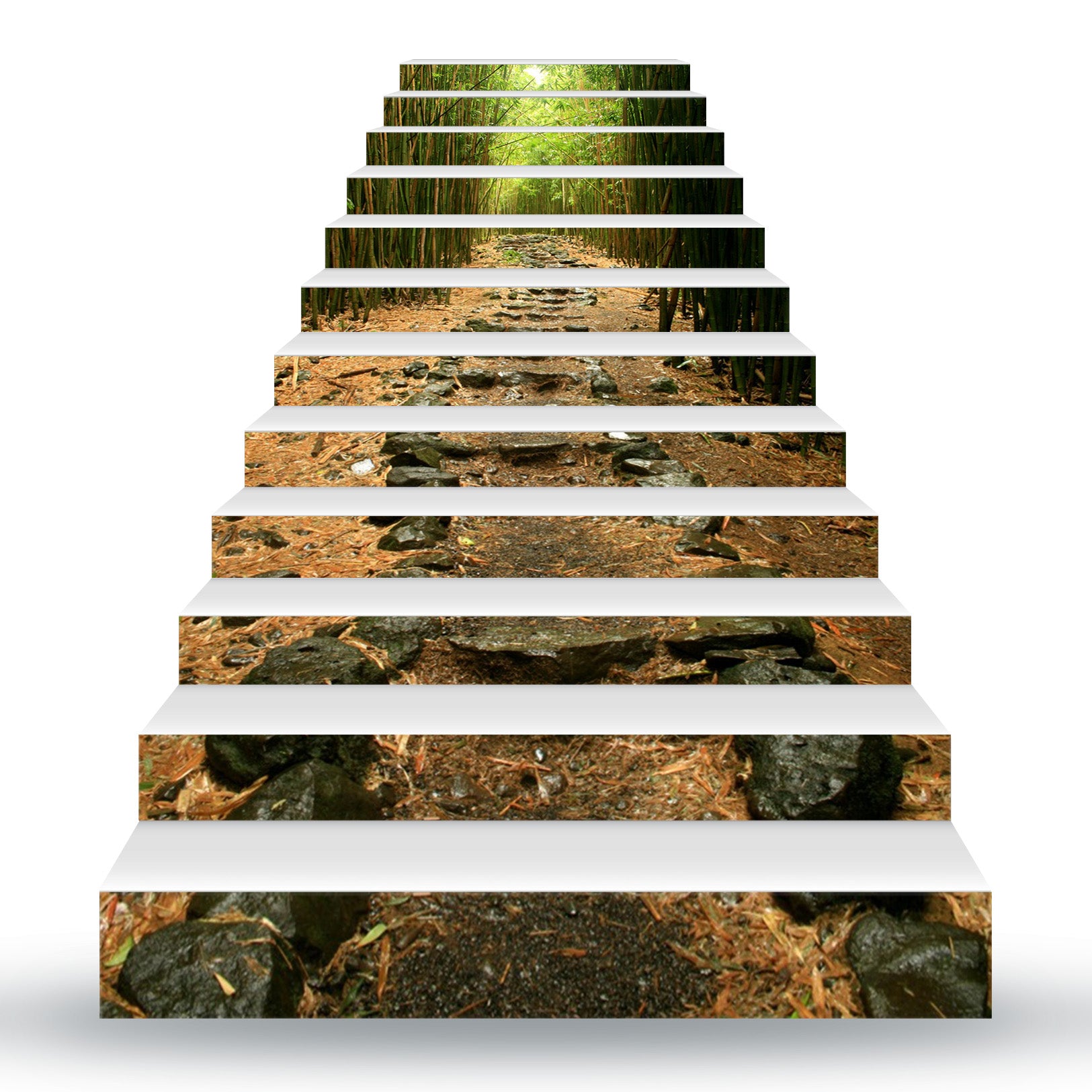 3D Bamboo Trail 132 Stair Risers