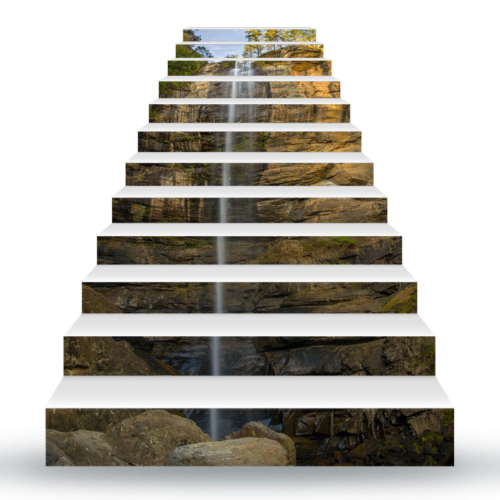 3D Shek Pik Waterfall 104 Stair Risers