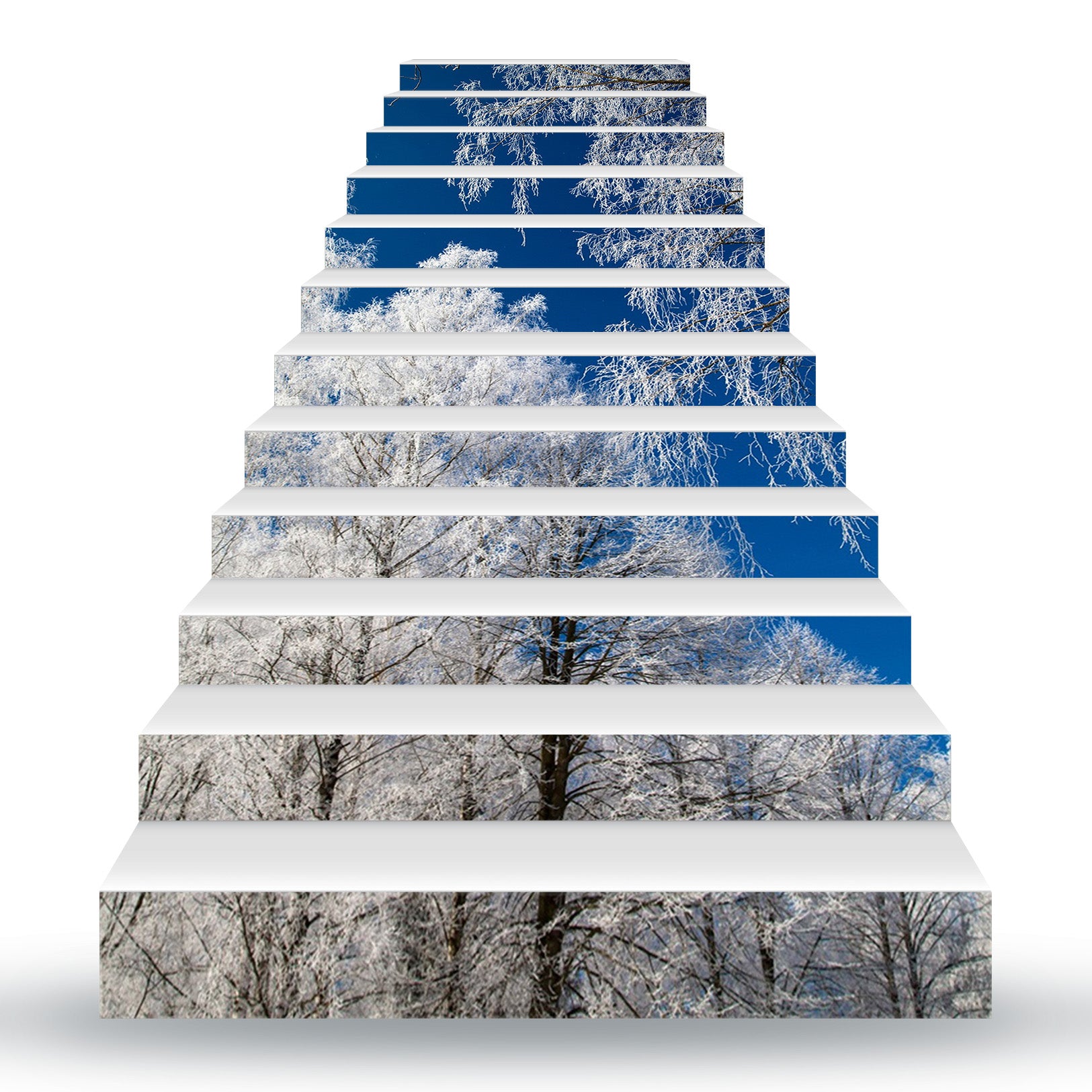 3D White Cedar 159 Stair Risers