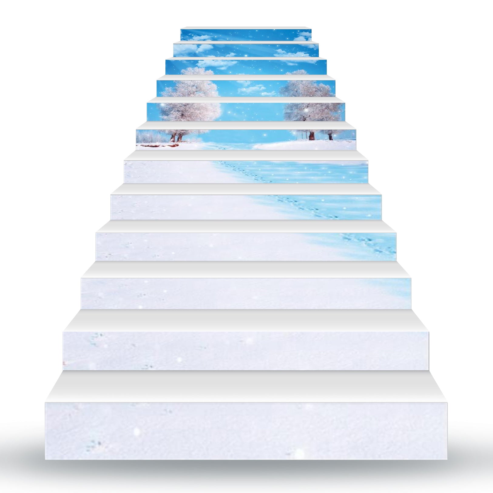 3D Romantic Wonderland 135 Stair Risers