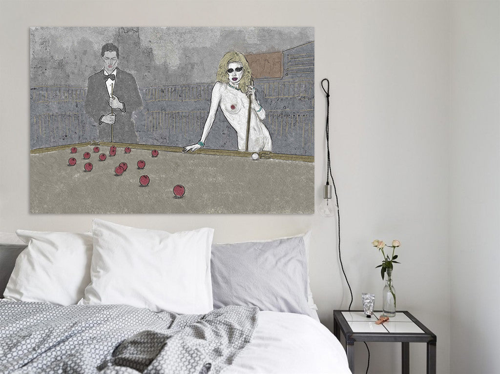 3D Play Billiards 014 Marco Cavazzana Wall Sticker