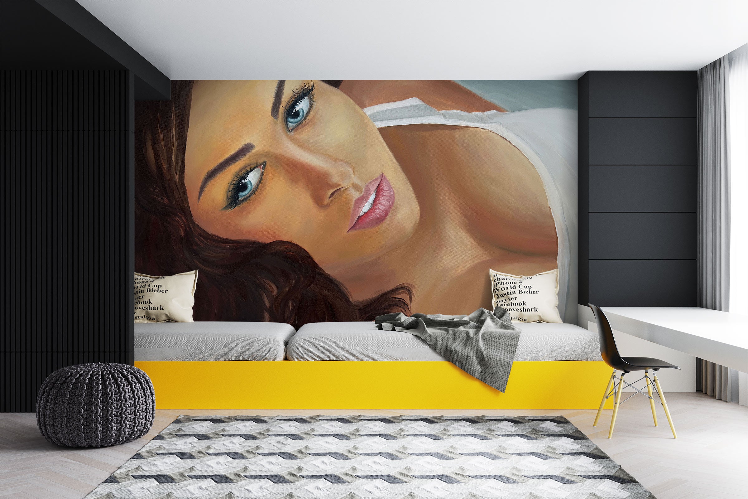 3D Woman Oil Painting 9819 Marina Zotova Wall Mural Wall Murals
