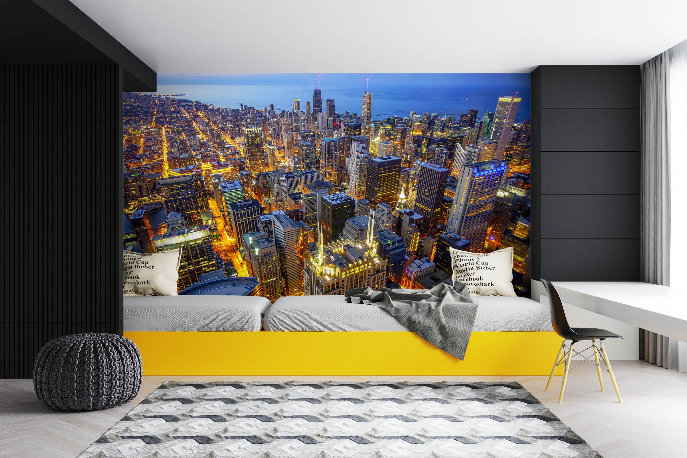 3D High-Rise Building 57209 Wall Murals