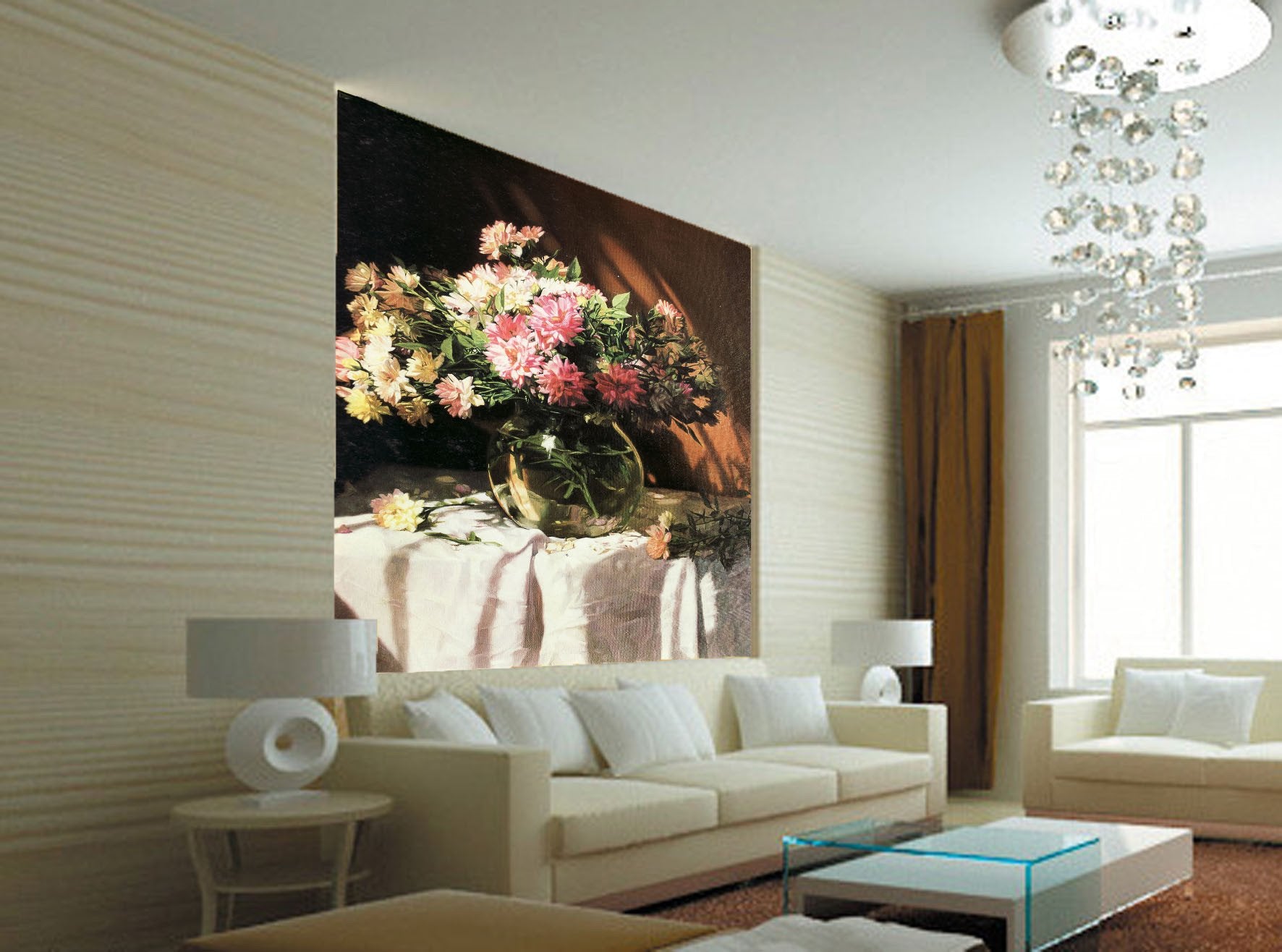 Clear Glass Vase Wallpaper AJ Wallpaper 2