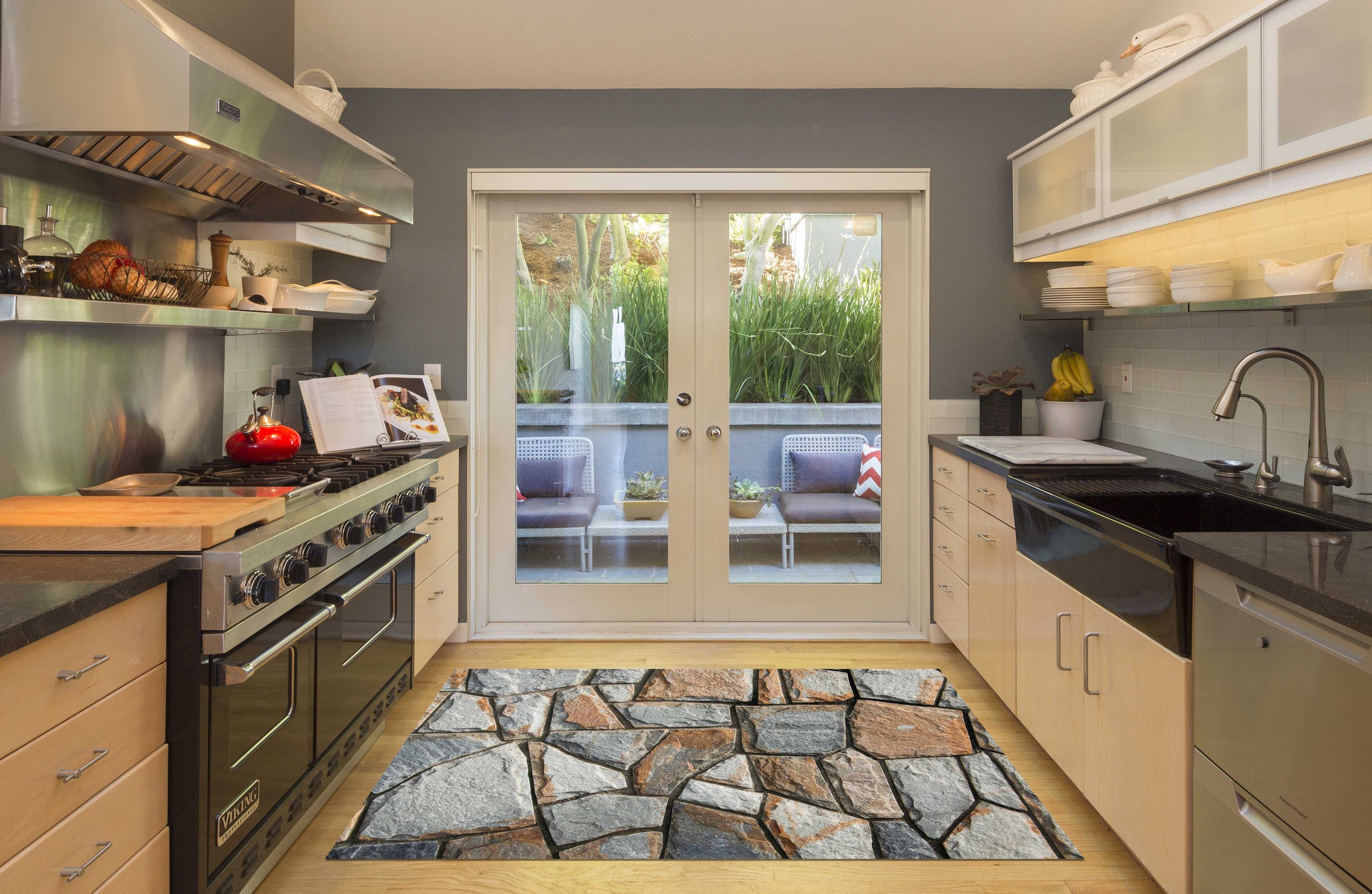 3D Marble Blocks Wall 562 Kitchen Mat Floor Mural Wallpaper AJ Wallpaper