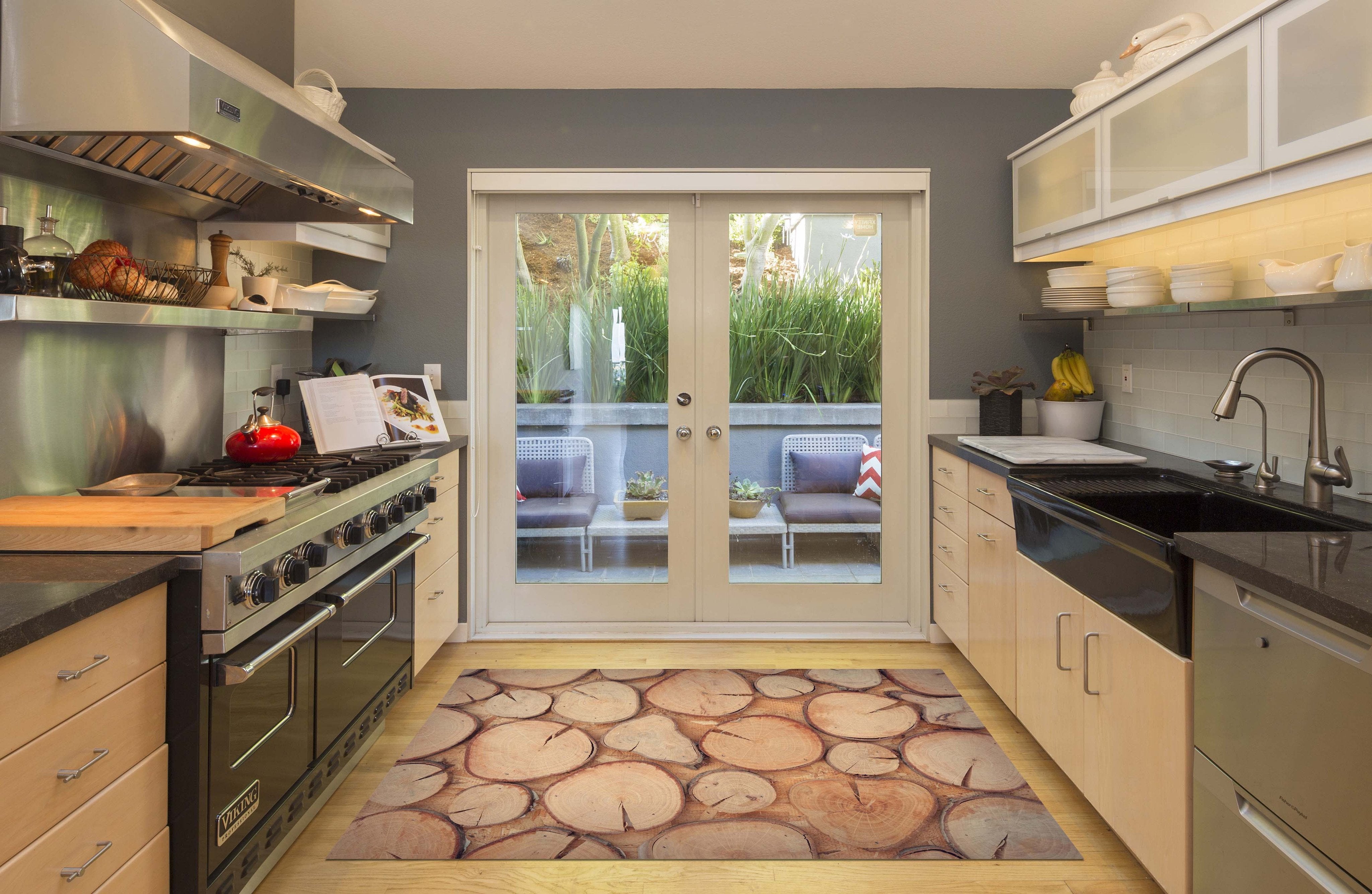 3D Wood Cracks 564 Kitchen Mat Floor Mural Wallpaper AJ Wallpaper