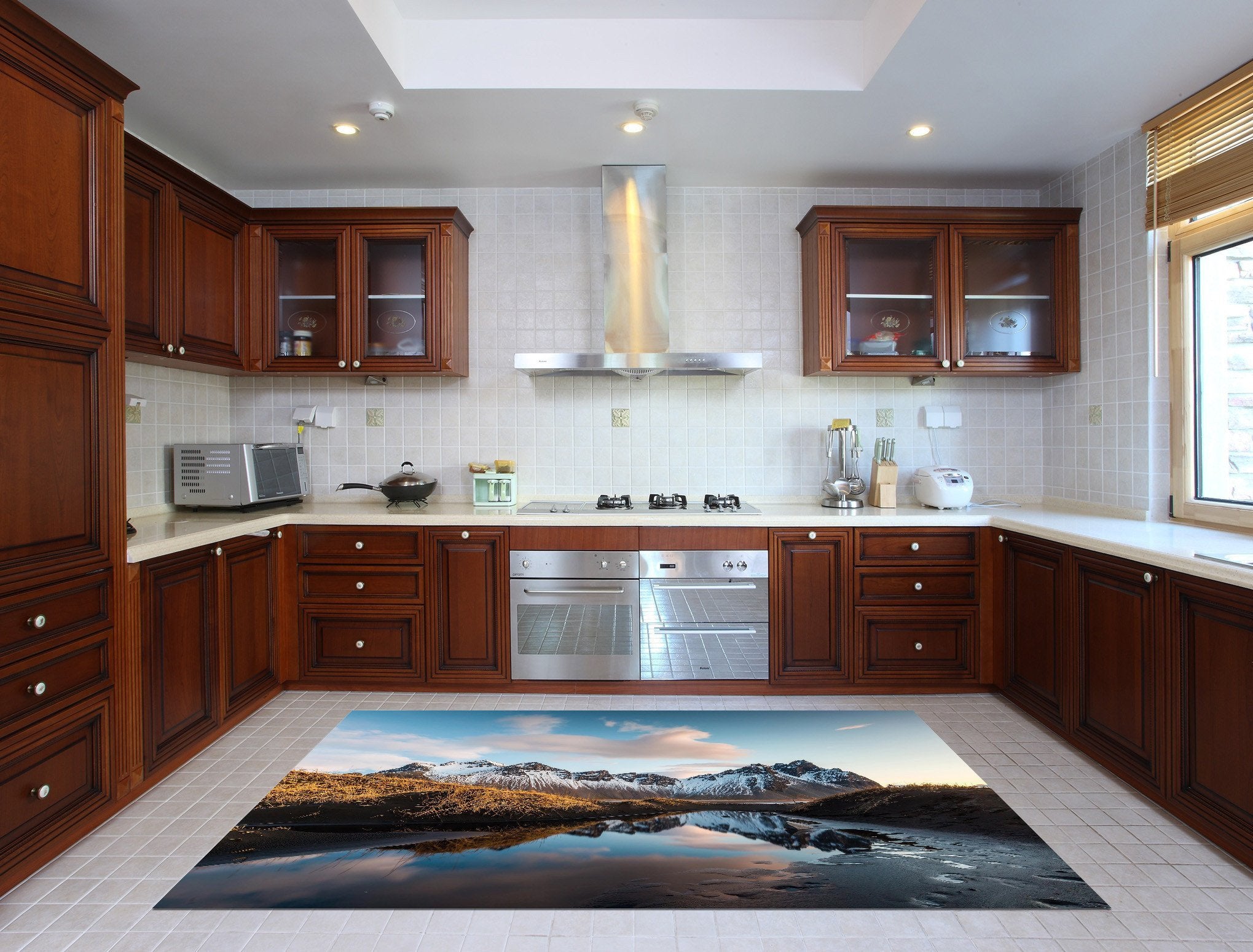 3D Lake Scenery 96 Kitchen Mat Floor Mural Wallpaper AJ Wallpaper