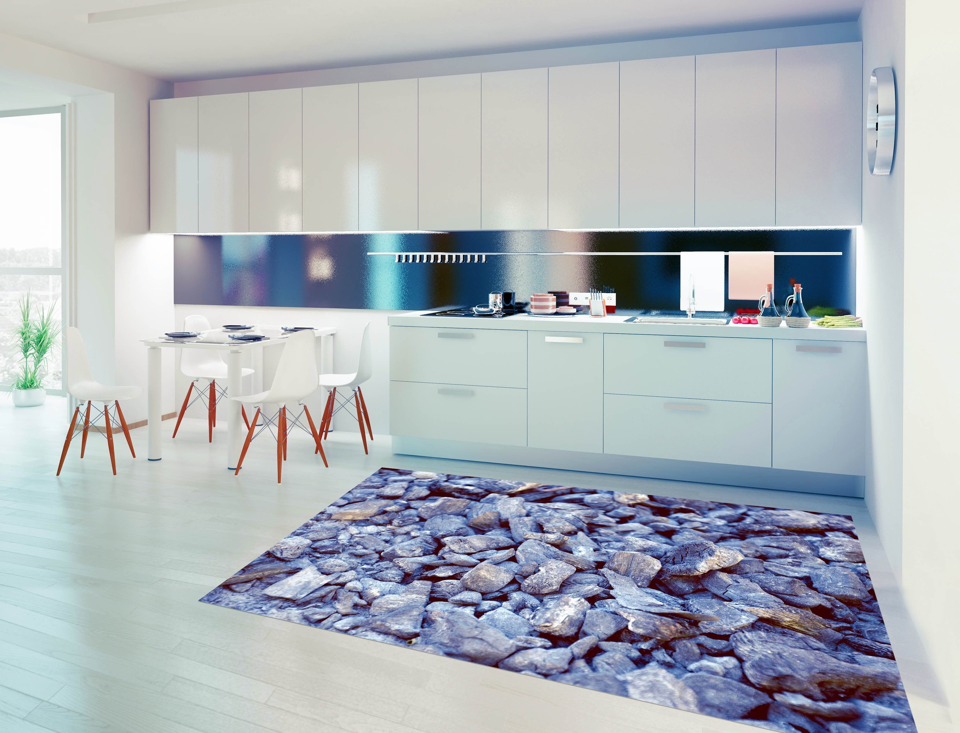 3D Charcoal 584 Kitchen Mat Floor Mural Wallpaper AJ Wallpaper