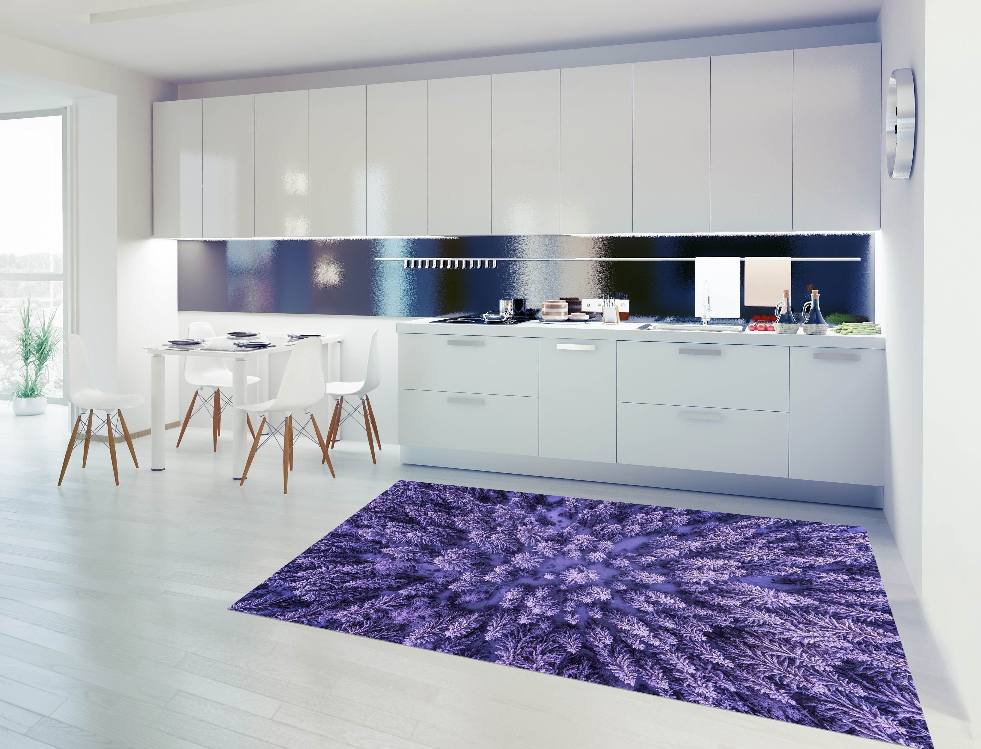 3D Frozen Forest 571 Kitchen Mat Floor Mural Wallpaper AJ Wallpaper