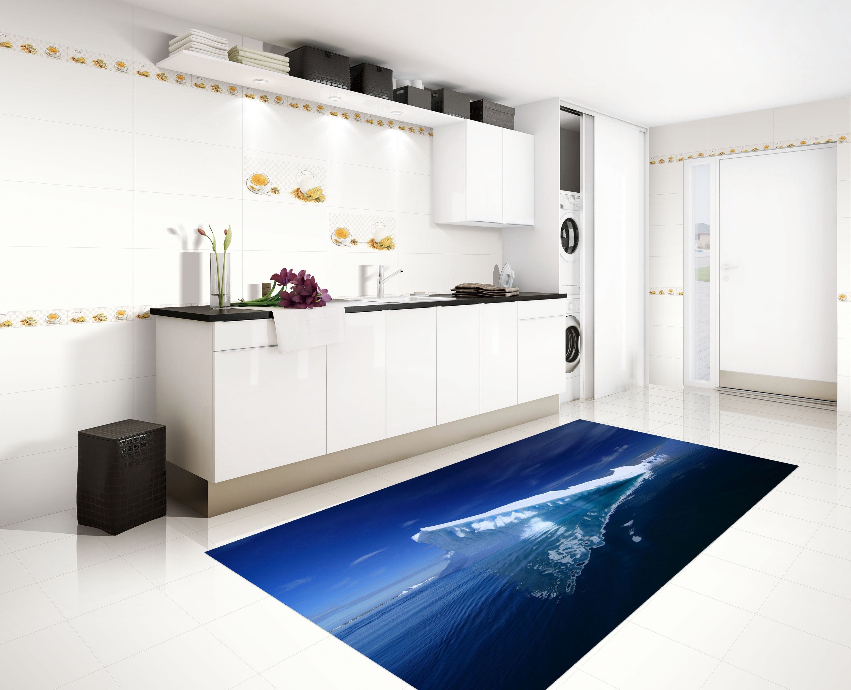 3D Pretty Sea Iceberg 662 Kitchen Mat Floor Mural Wallpaper AJ Wallpaper