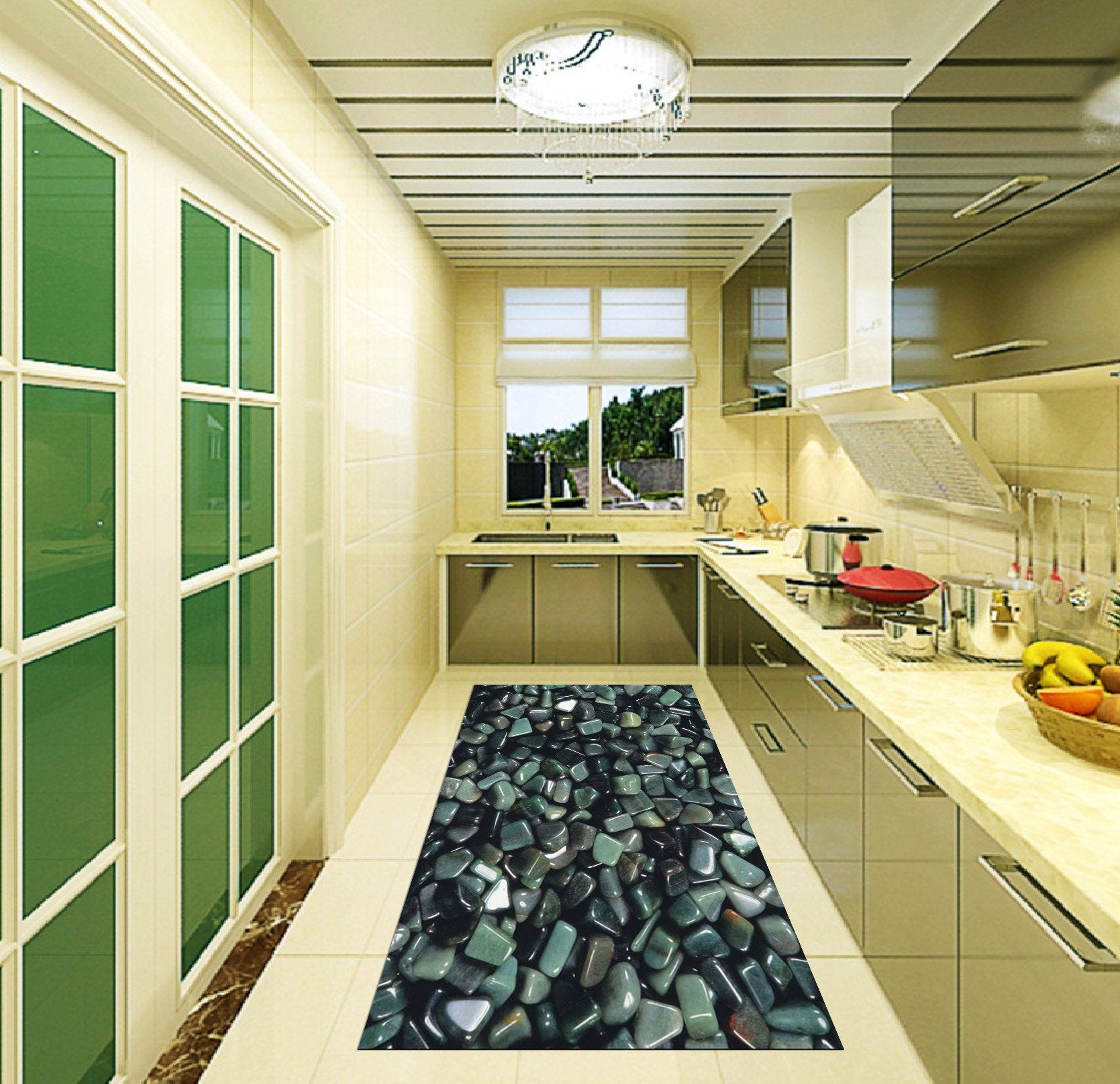 3D Stones 033 Kitchen Mat Floor Mural Wallpaper AJ Wallpaper