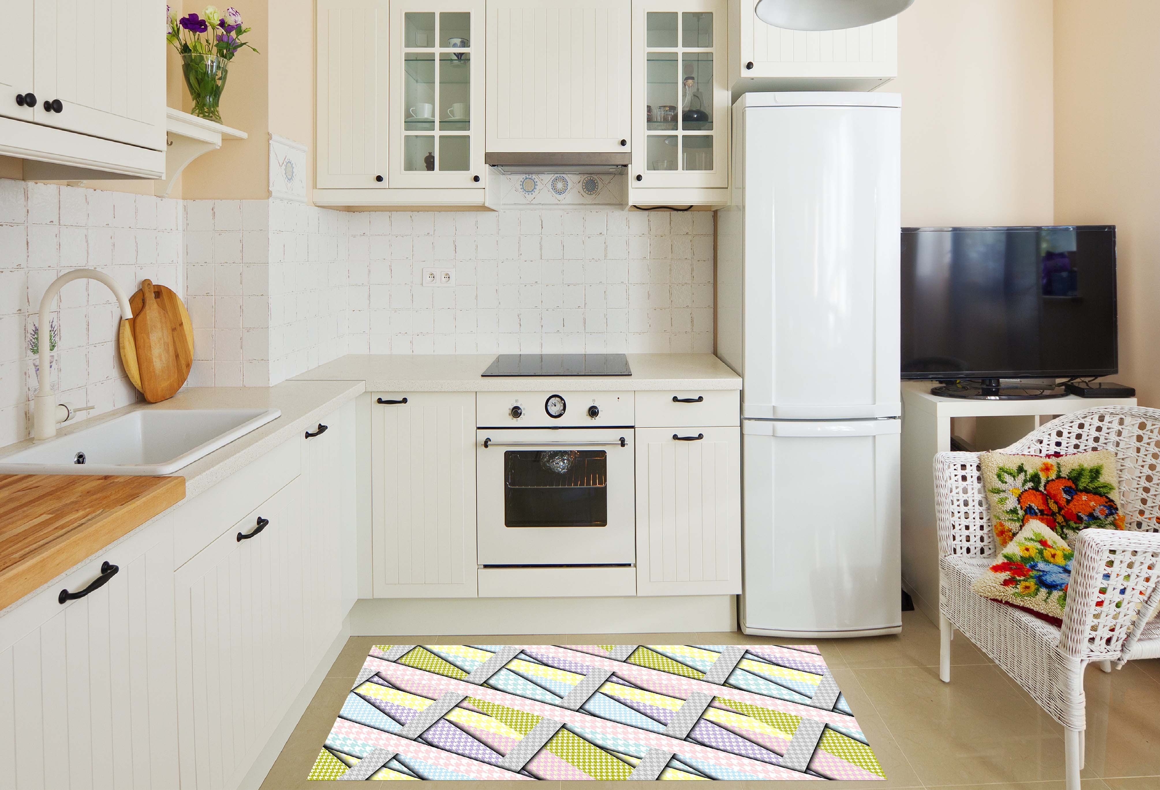 3D Lines Pattern 545 Kitchen Mat Floor Mural Wallpaper AJ Wallpaper