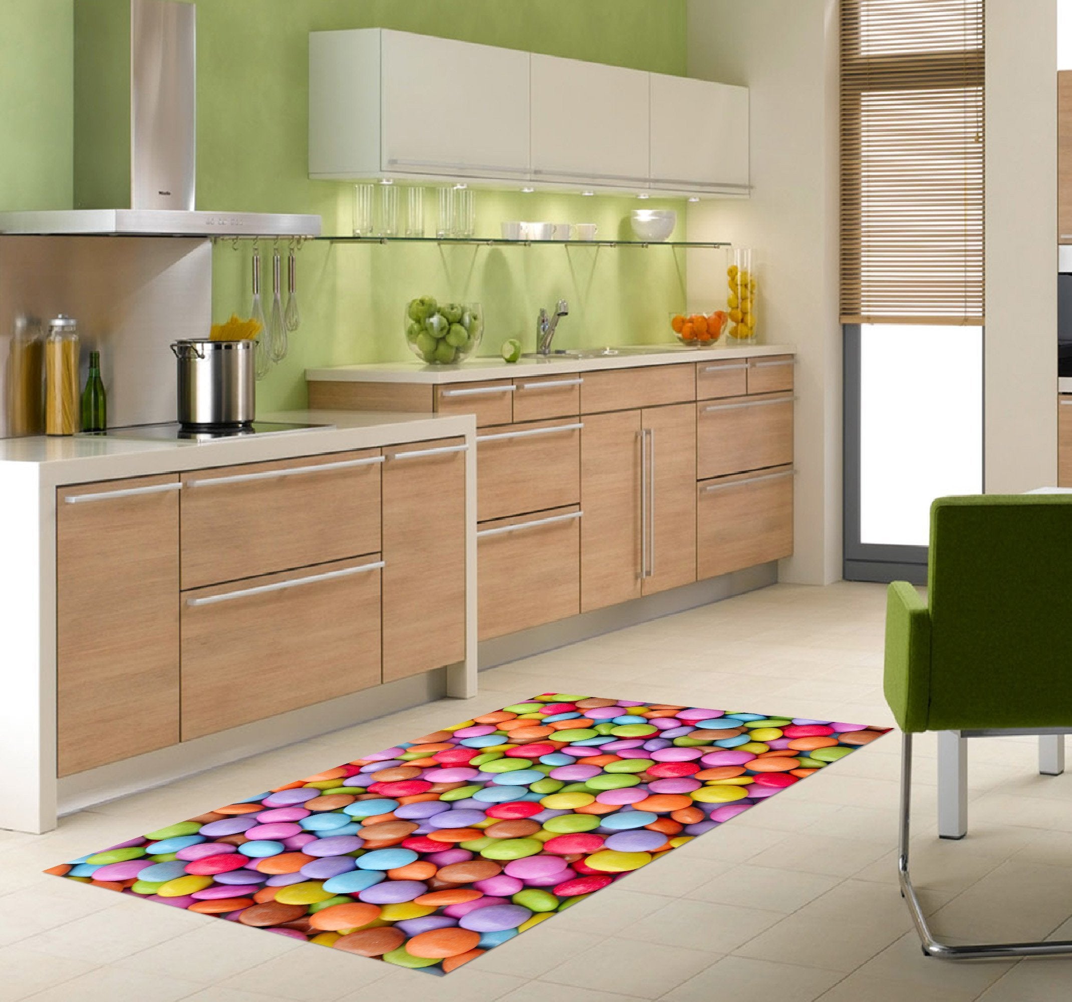 3D Color Candies 065 Kitchen Mat Floor Mural Wallpaper AJ Wallpaper