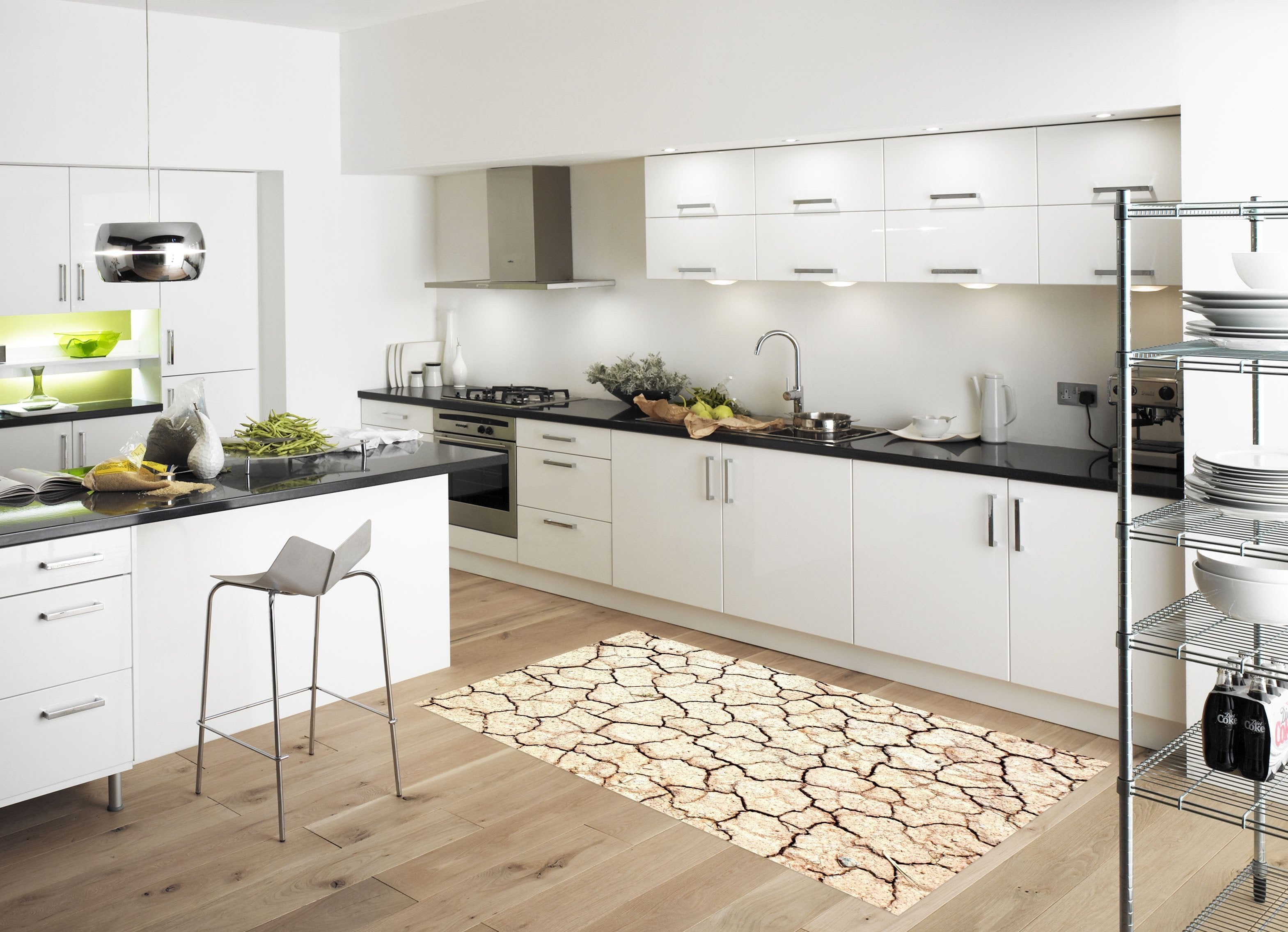 3D Cracking Mud Land 135 Kitchen Mat Floor Mural Wallpaper AJ Wallpaper